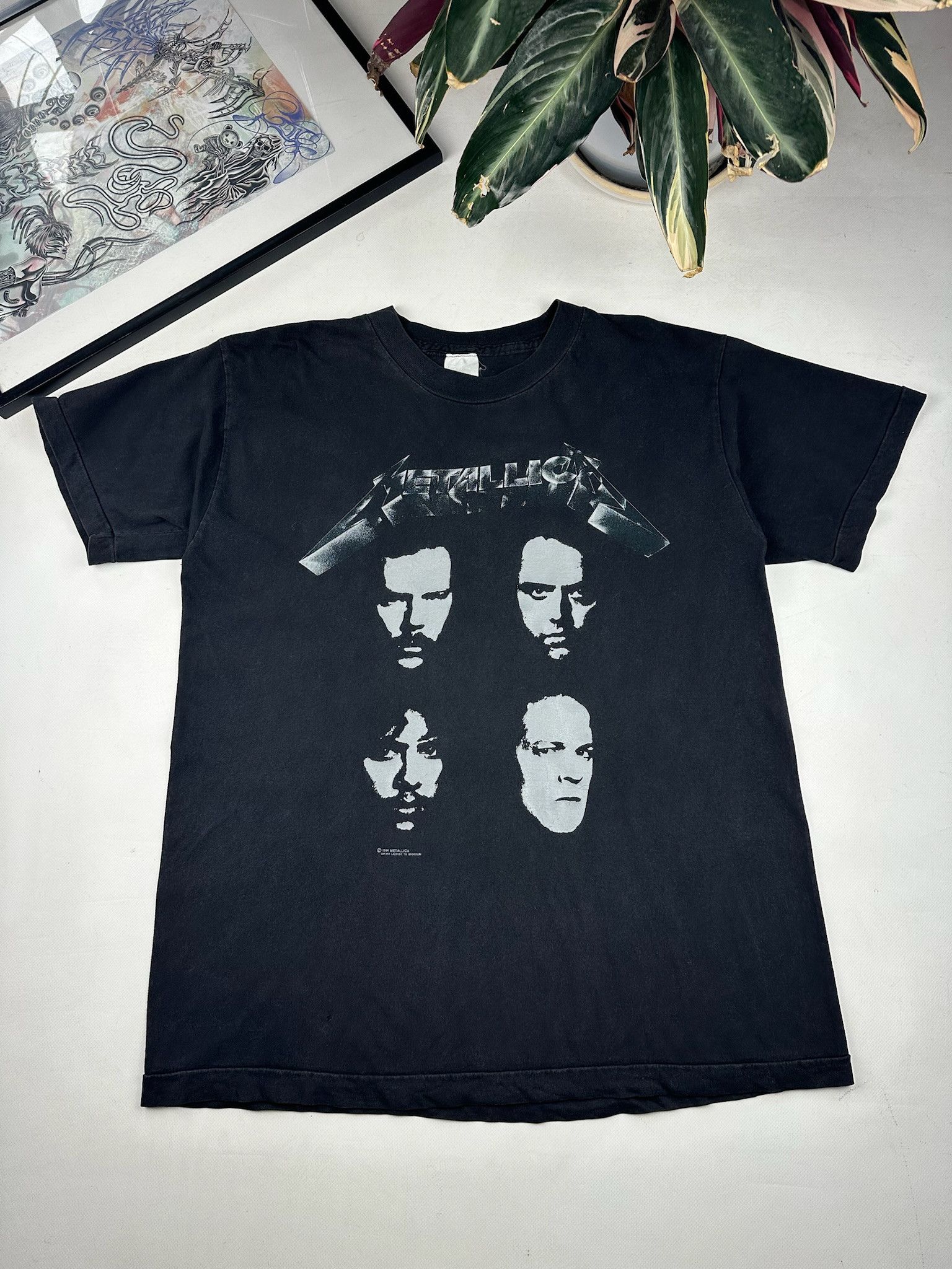 Band Tees Vintage Metallica Black Album Tee Size US L / EU 52-54 / 3 - 2 Thumbnail