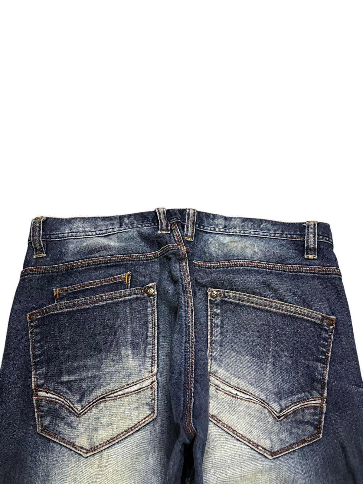 Nicole Club Vintage Nicole Club Whisker Wash Distressed Bootcut Jeans Size US 32 / EU 48 - 8 Thumbnail