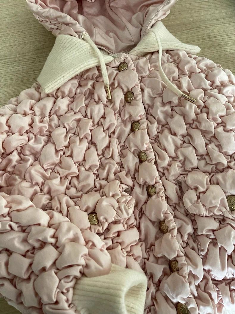Chanel Chanel 22n Ski Series Pink Pleated Down Jacket Size XXS / US 00 / IT 34 - 4 Thumbnail