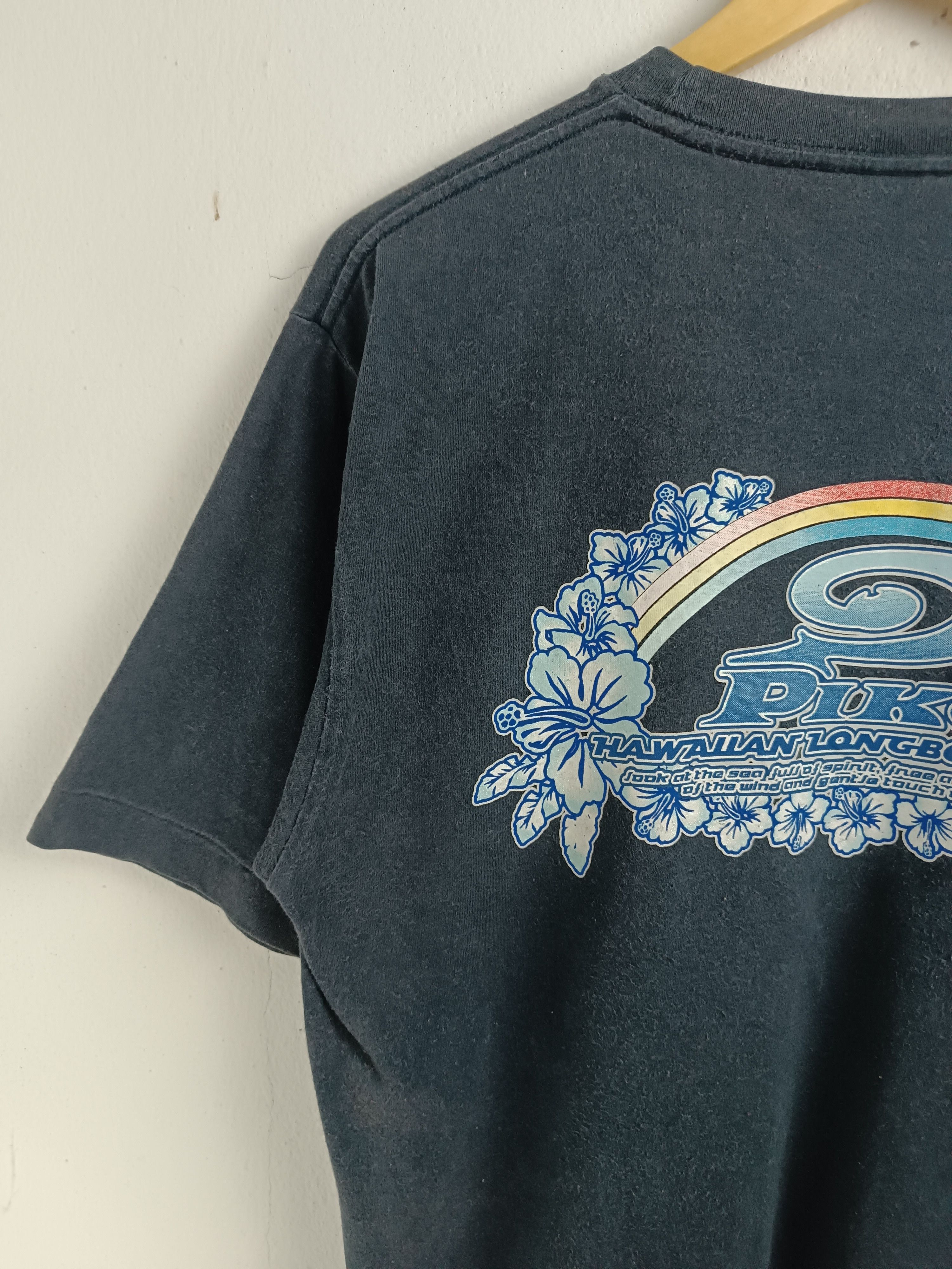 Vintage VINTAGE 90'S PIKO HAWAIIAN LONGBOARD WEAR SURF SUN BEACH TEE Size US M / EU 48-50 / 2 - 15 Thumbnail