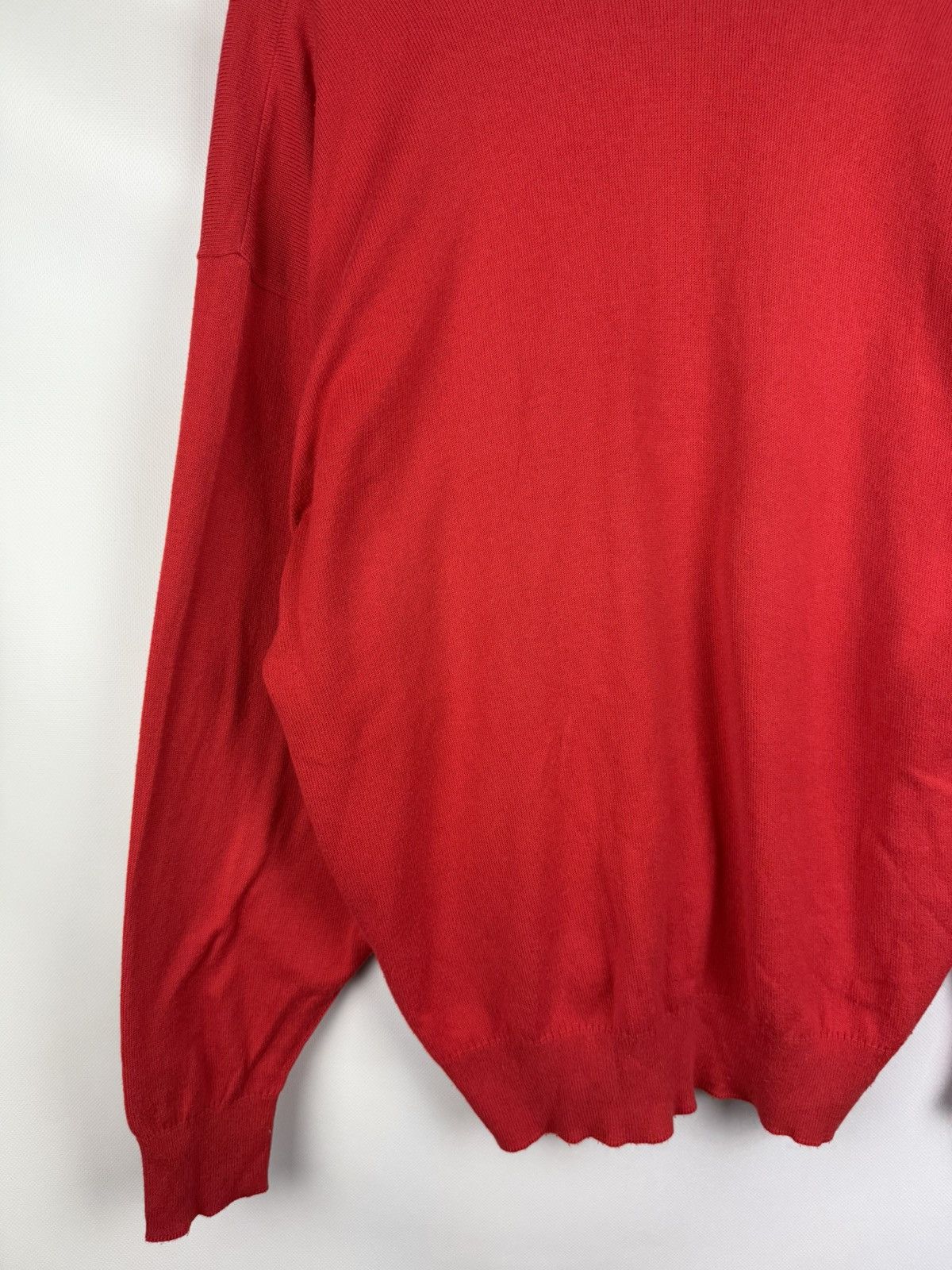 Burberry × Vintage Burberrys Vintage Men’s V-neck Cotton Sweater Pullover Size US XL / EU 56 / 4 - 18 Thumbnail