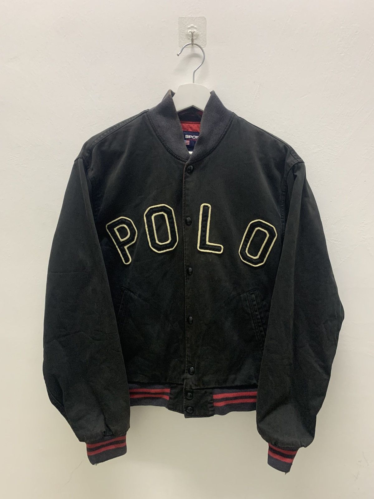 Polo Ralph Lauren Vintage Polo Sport Tiger Head Varsity Jacket 1990’s Size US S / EU 44-46 / 1 - 1 Thumbnail