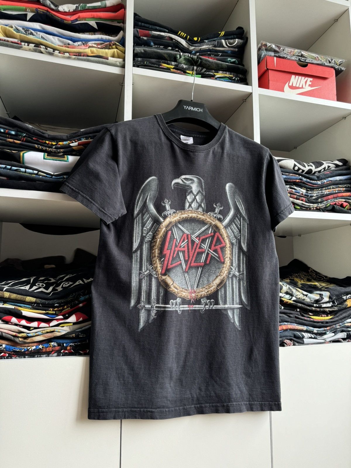 Band Tees Vintage 2000s Slayer Band Tee T Shirt Size US M / EU 48-50 / 2 - 1 Thumbnail