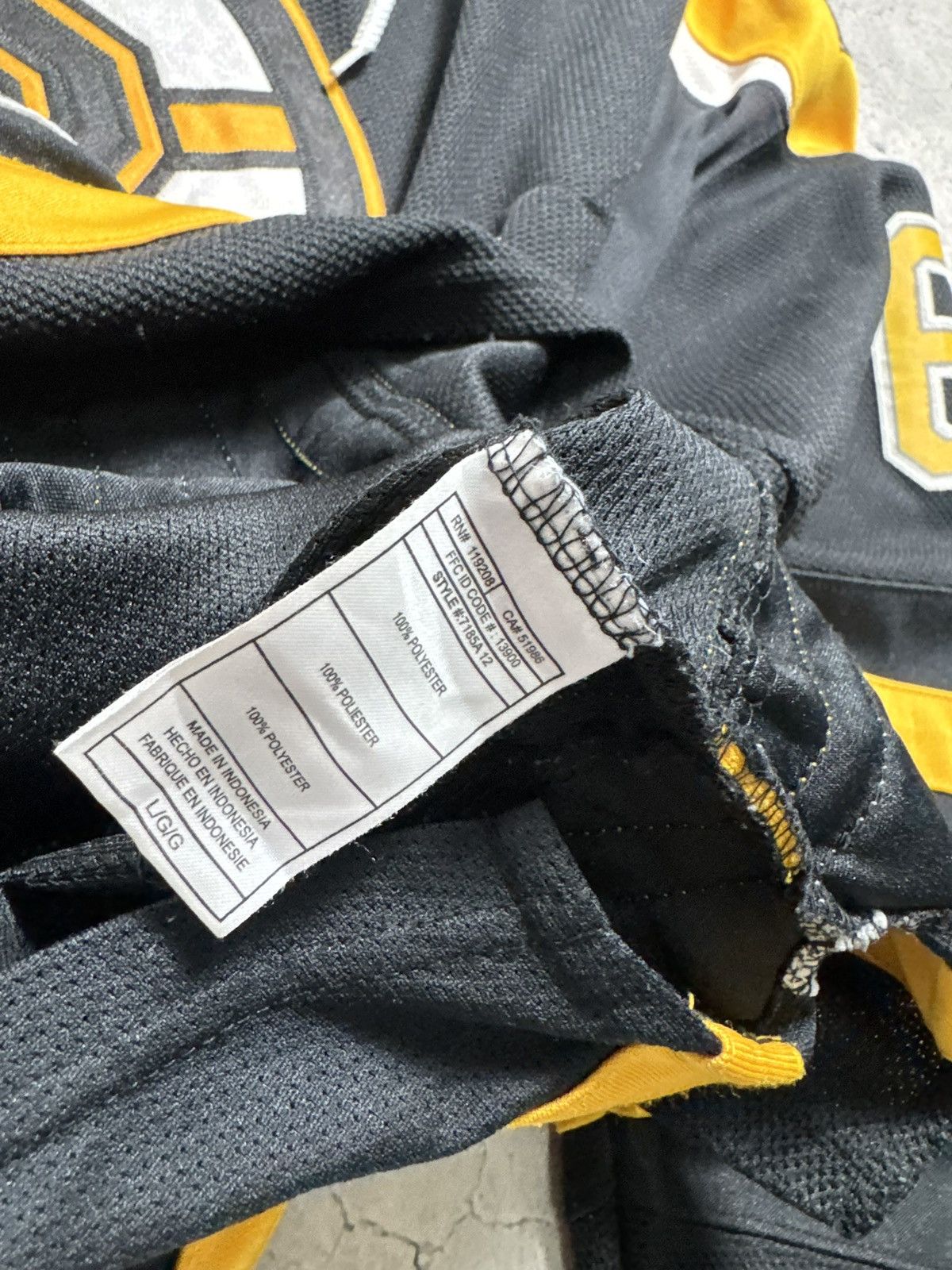 Reebok Reebok Boston Bruins Brad Marchand #63 NHL Hockey Jersey Size US L / EU 52-54 / 3 - 12 Thumbnail