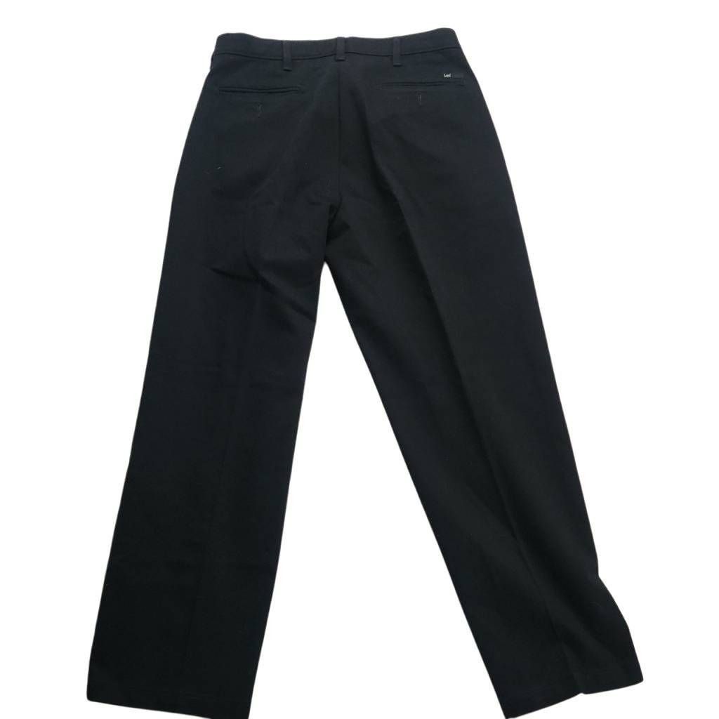 Lee Lee Custom Fit Collection Mens Size 34x30 Black Chino Pants Size US 34 / EU 50 - 3 Thumbnail
