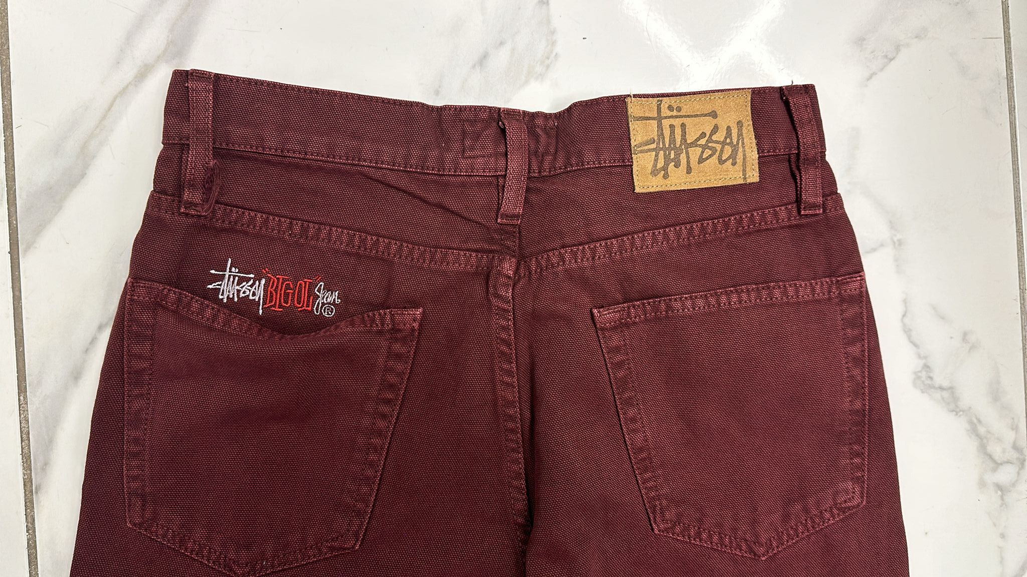 Stussy Stussy Big Ol Jean Wine Size 28 Size US 28 / EU 44 - 3 Thumbnail