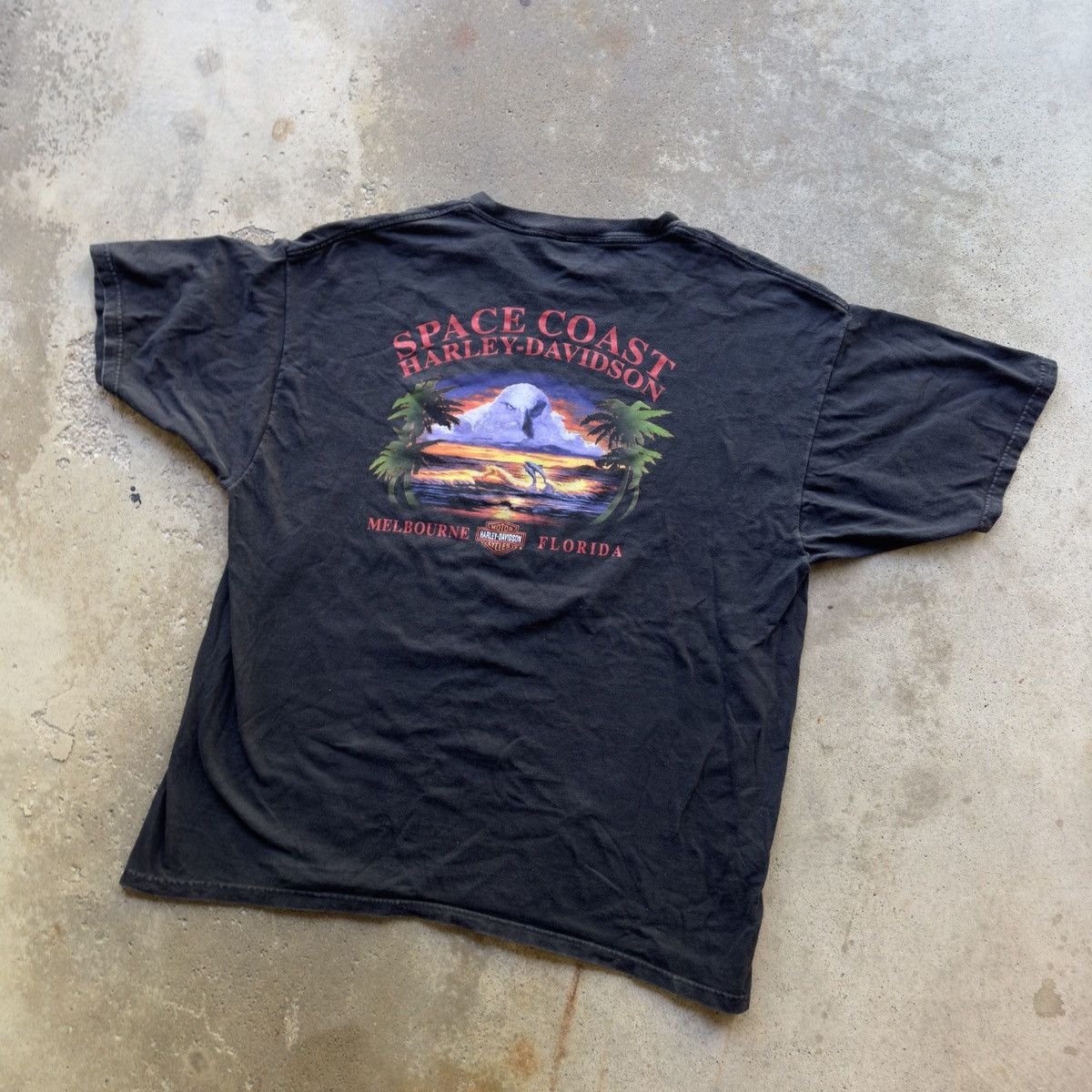 Harley Davidson Vintage Harley Davidson Chrome Logo Tee Size US XXL / EU 58 / 5 - 7 Thumbnail