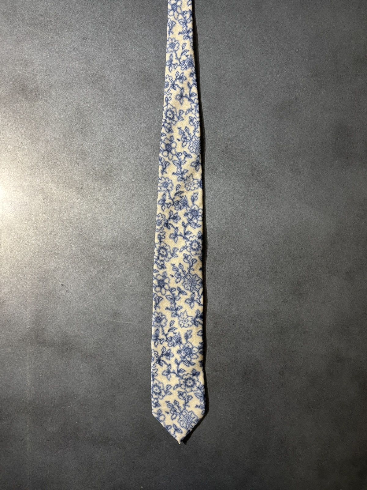 Vintage Vintage English Blue Willow Plate JPG Tattoo Pattern Necktie Size ONE SIZE - 2 Thumbnail
