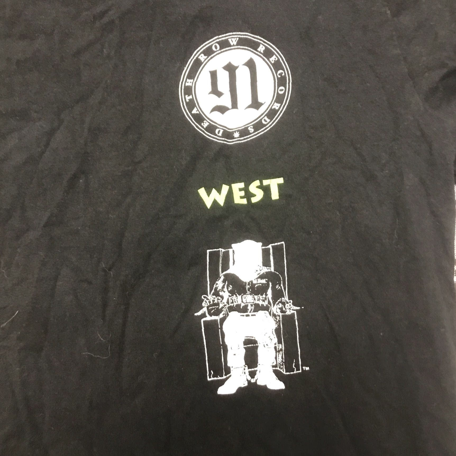 Vintage Death Row Records 2021 Limited Edition T-Shirt Men L Black Adults only SS/AW 91 Shirt Size US L / EU 52-54 / 3 - 3 Thumbnail