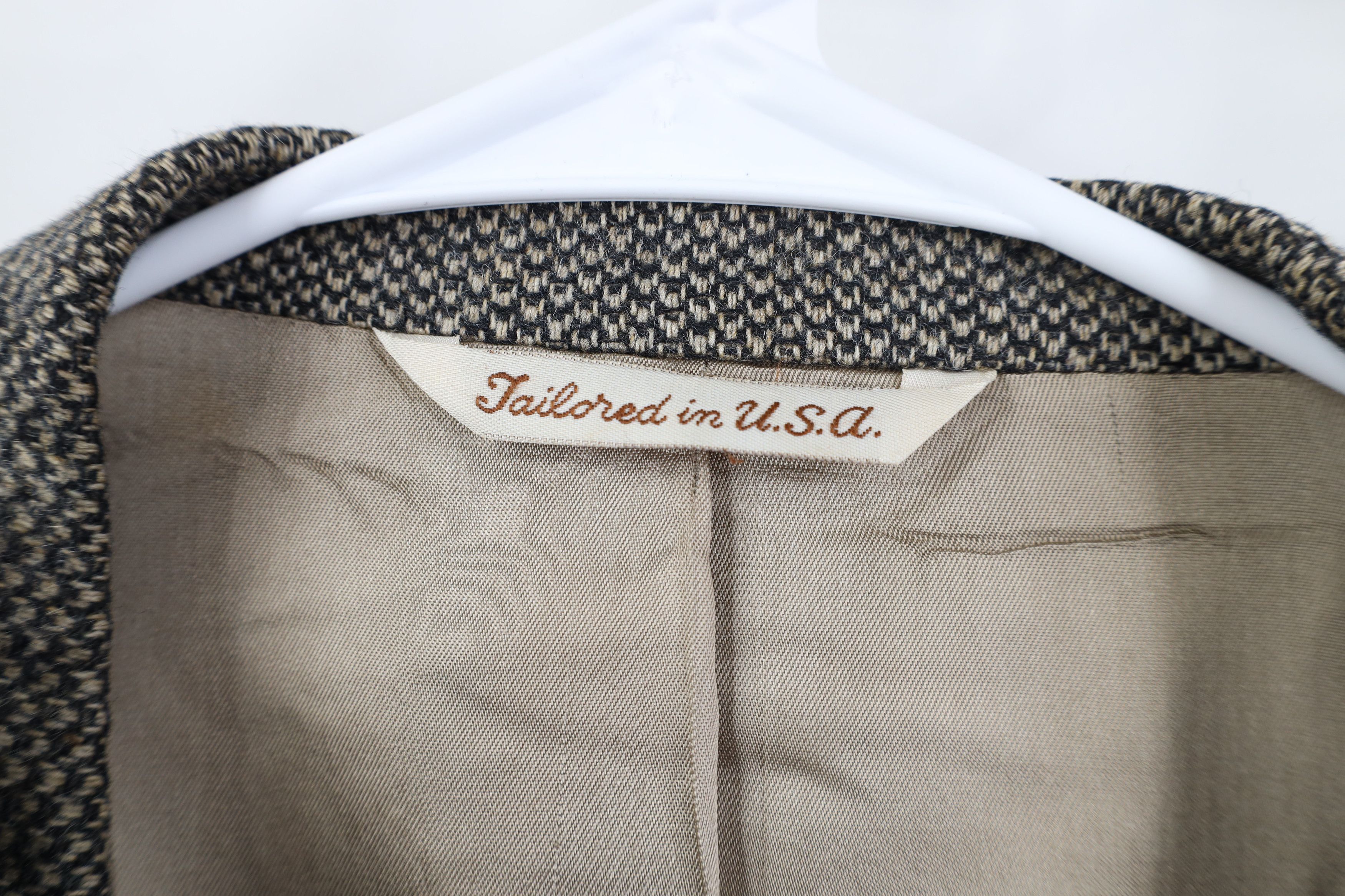Vintage Vintage 90s Suede Leather Elbow Patch Blazer Suit Jacket USA Size US XXL / EU 58 / 5 - 6 Thumbnail