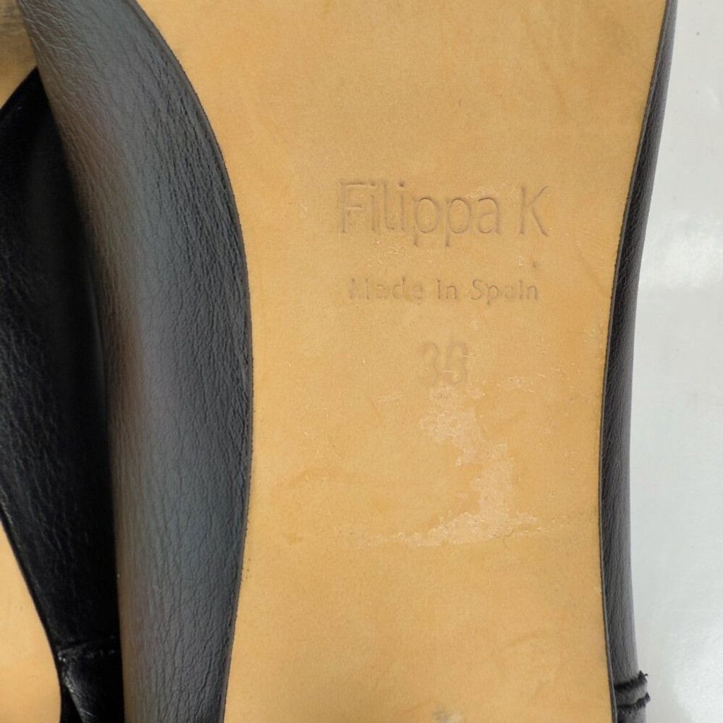 Filippa K FILIPPA K Leather Pointed Toes Black Stilettos Pumps Size 38 Size US 8 / IT 38 - 7 Thumbnail