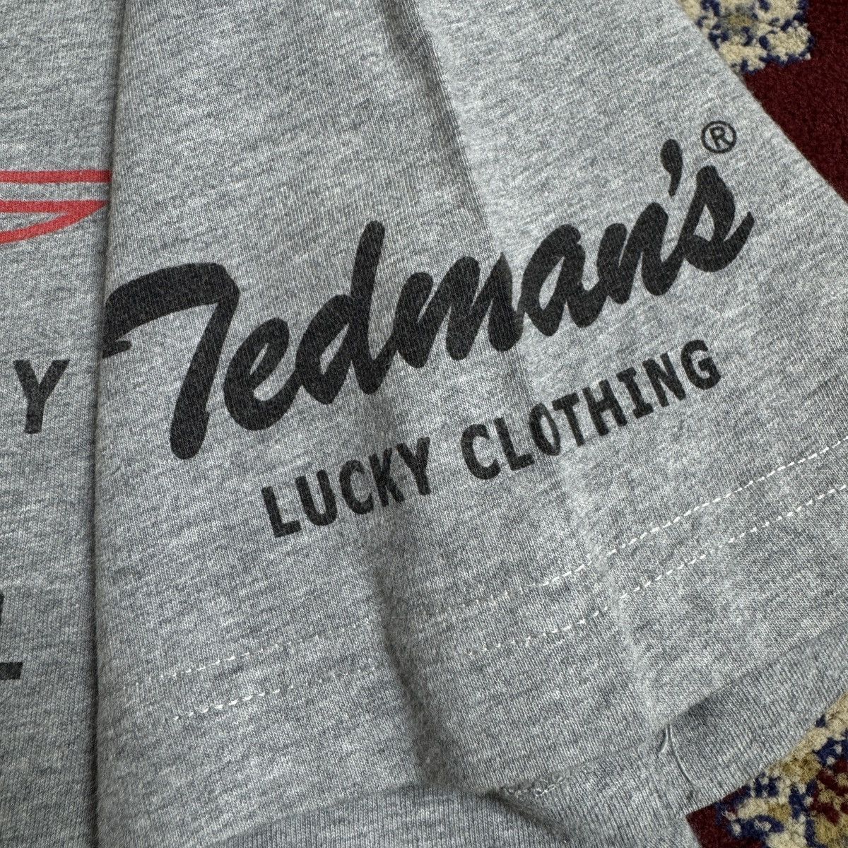 Tedman Ted company Reading & Riding Lucky Red Devil Y2K Motorcycle Size US L / EU 52-54 / 3 - 3 Thumbnail