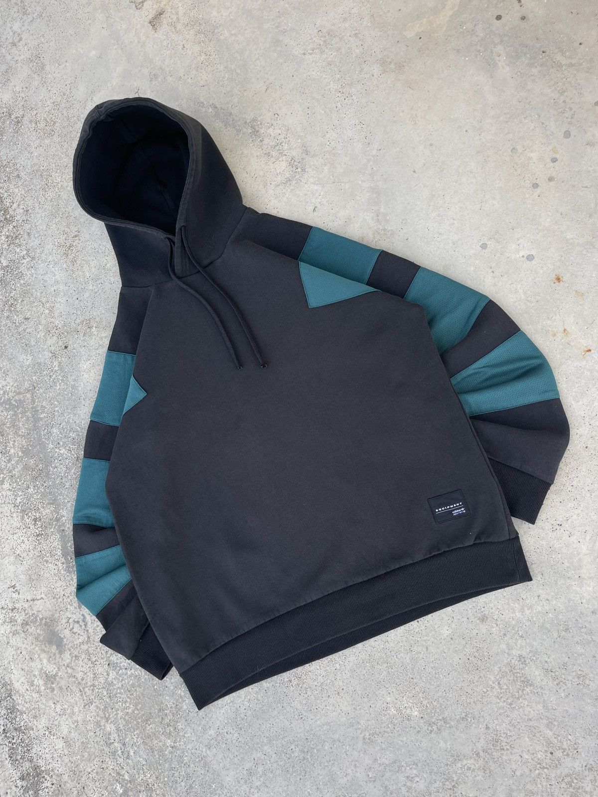 Adidas × Vintage Adidas Equipment ADV/19-18 Pullover Hoodie Size US L / EU 52-54 / 3 - 2 Thumbnail