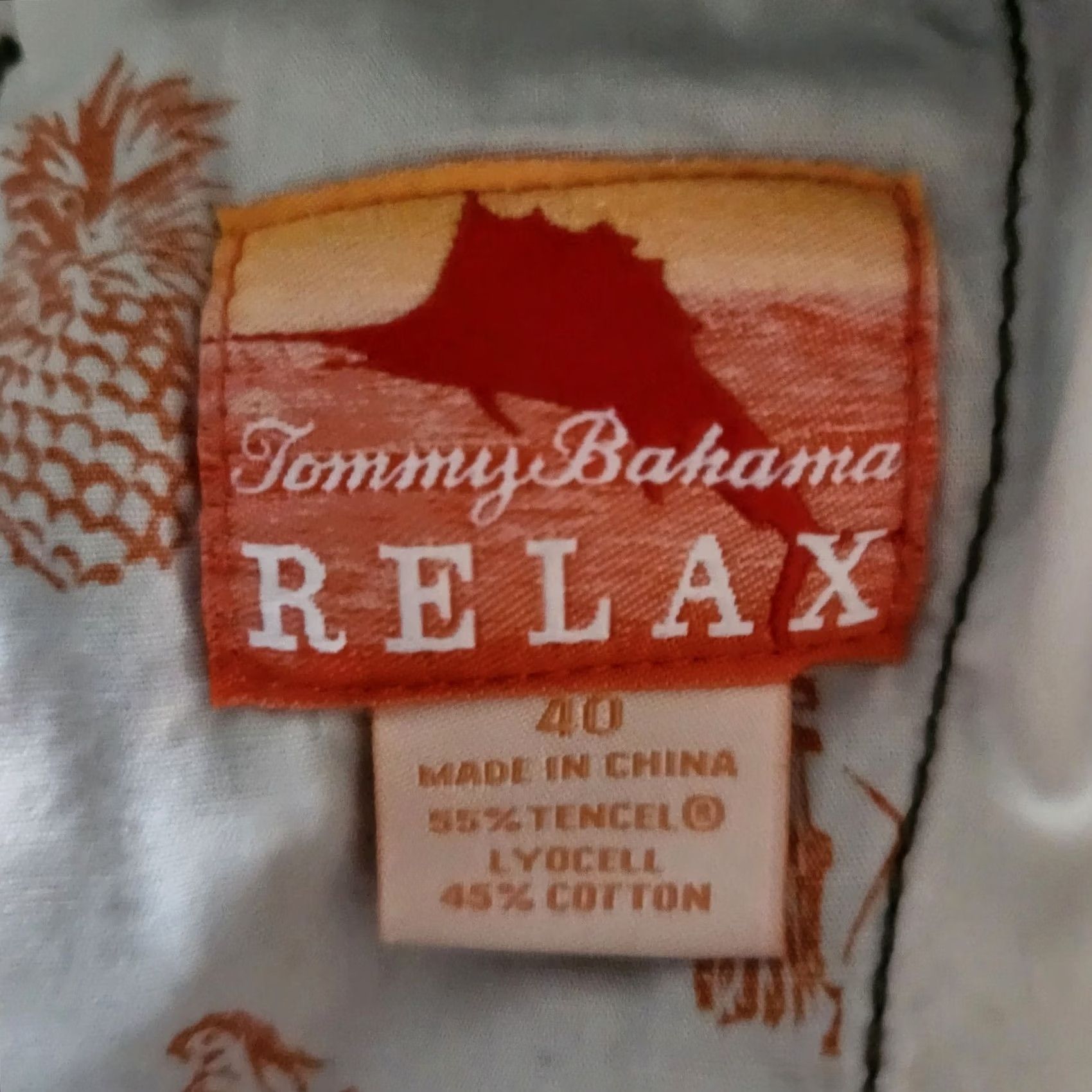 Tommy Bahama Tommy Bahama Relax Short Mens 40 Green Cargo Beach Fishing Cargo Pocket Zipper Button Flat Front Relaxed Cotton Lyocell Tencel Blend Size US 40 / EU 56 - 5 Thumbnail