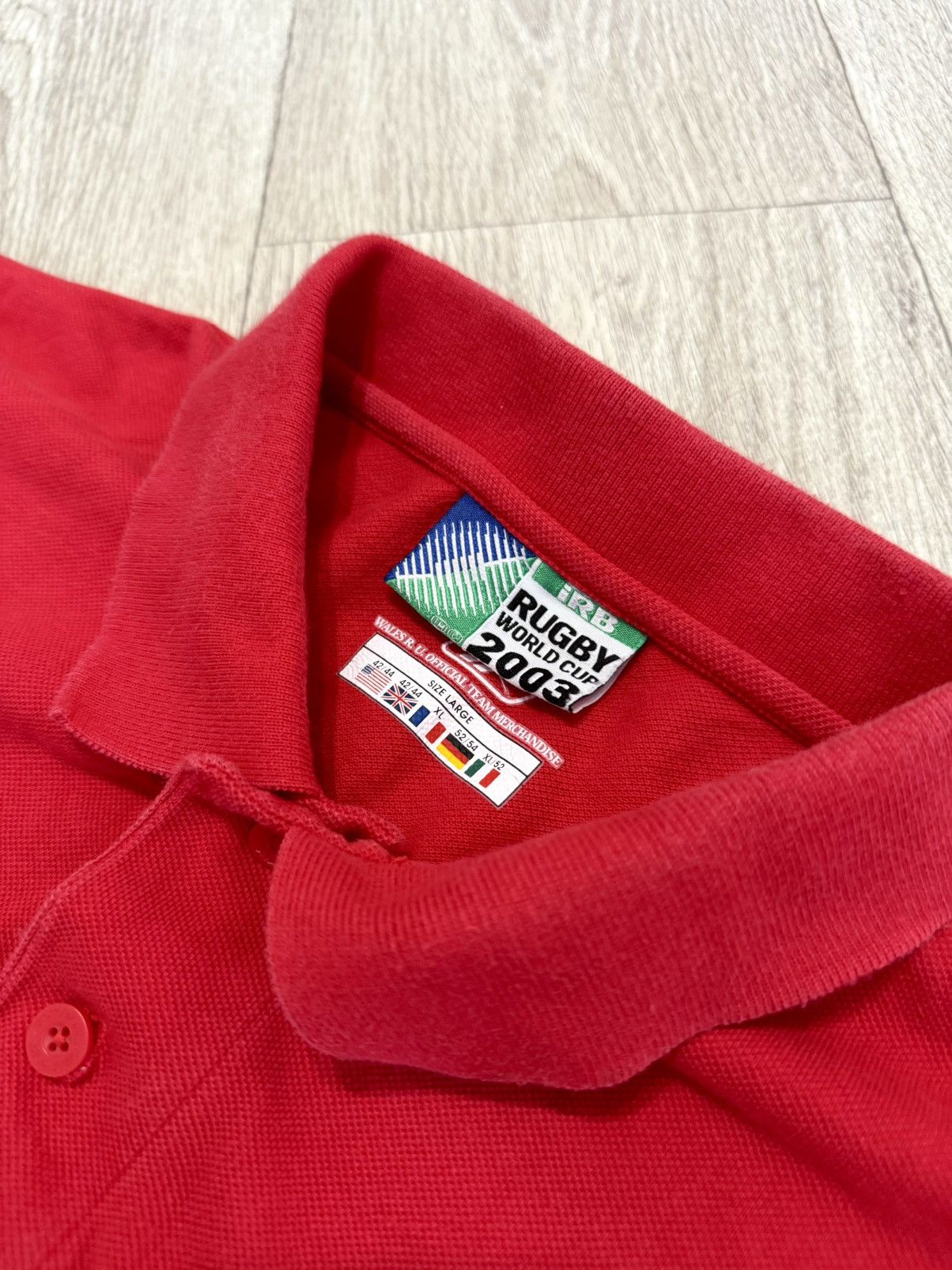 Vintage 🔷Vintage Reebok Wales Rugby Shirt 2000s🔷 Size US L / EU 52-54 / 3 - 4 Thumbnail