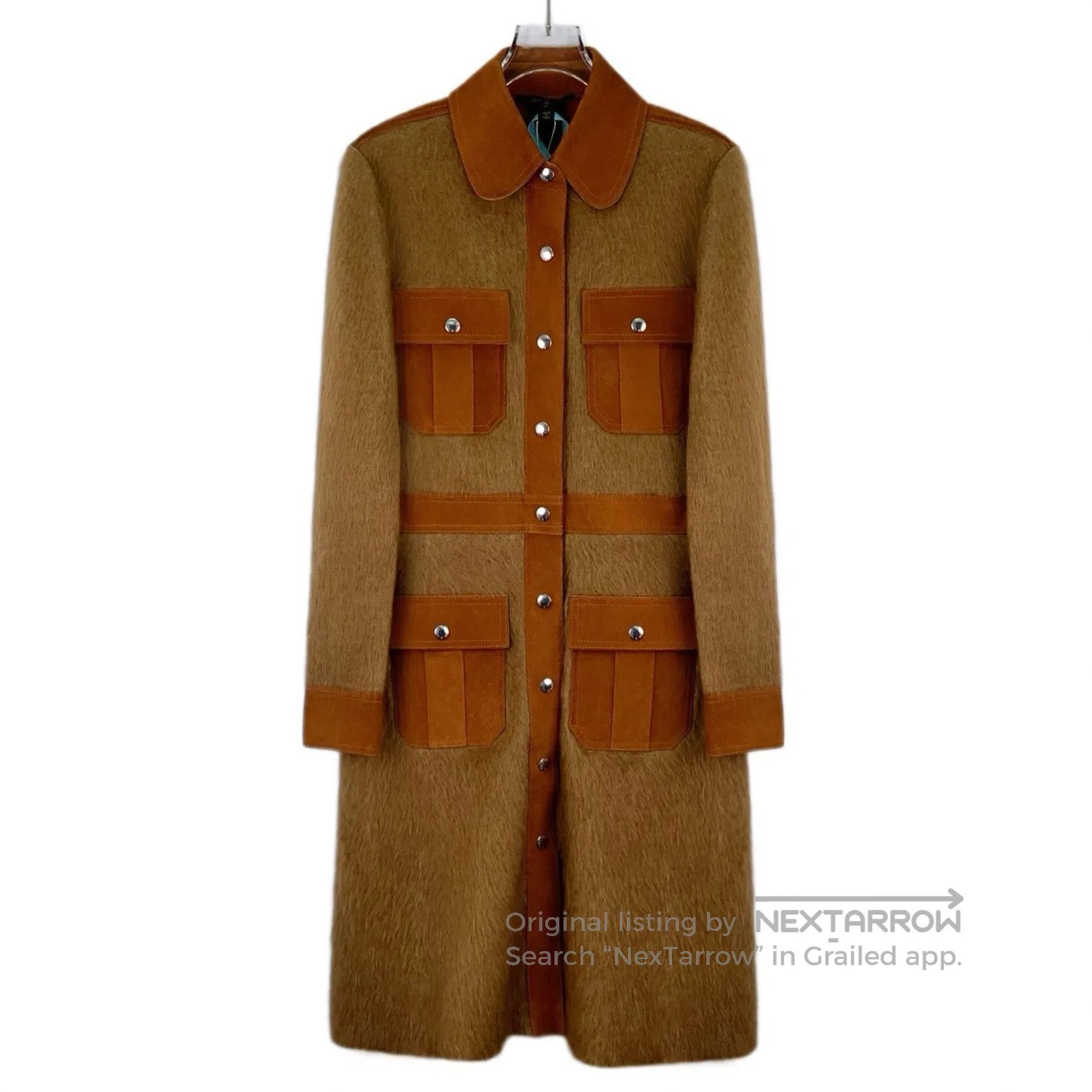 Louis Vuitton Louis Vuitton Dark brown multi-pocket wool collar single-b Size US M / EU 48-50 / 2 - 1 Thumbnail