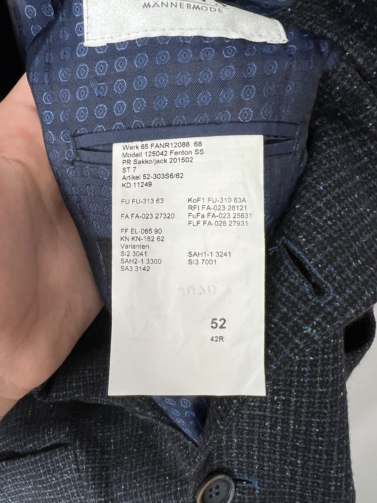 Vintage Vintage luxury Carl Gross 2 Buttons Blazer Size 42R Size 42R - 12 Thumbnail