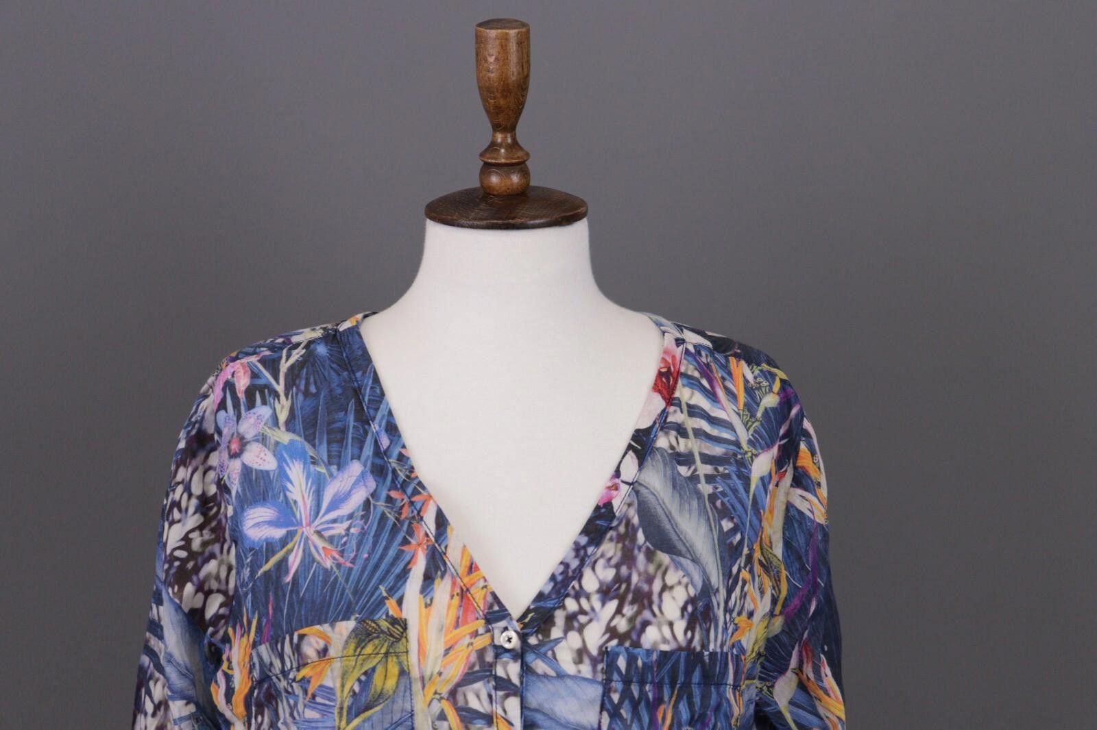 Designer Emily Van Den Bergh Multicolor Floral Shirt Size 42 / L Size M / US 6-8 / IT 42-44 - 2 Thumbnail