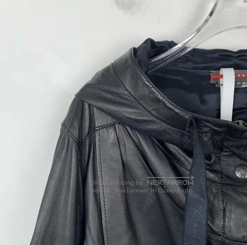 Prada Prada Black Leather Jacket for Men. Size US M / EU 48-50 / 2 - 3 Thumbnail
