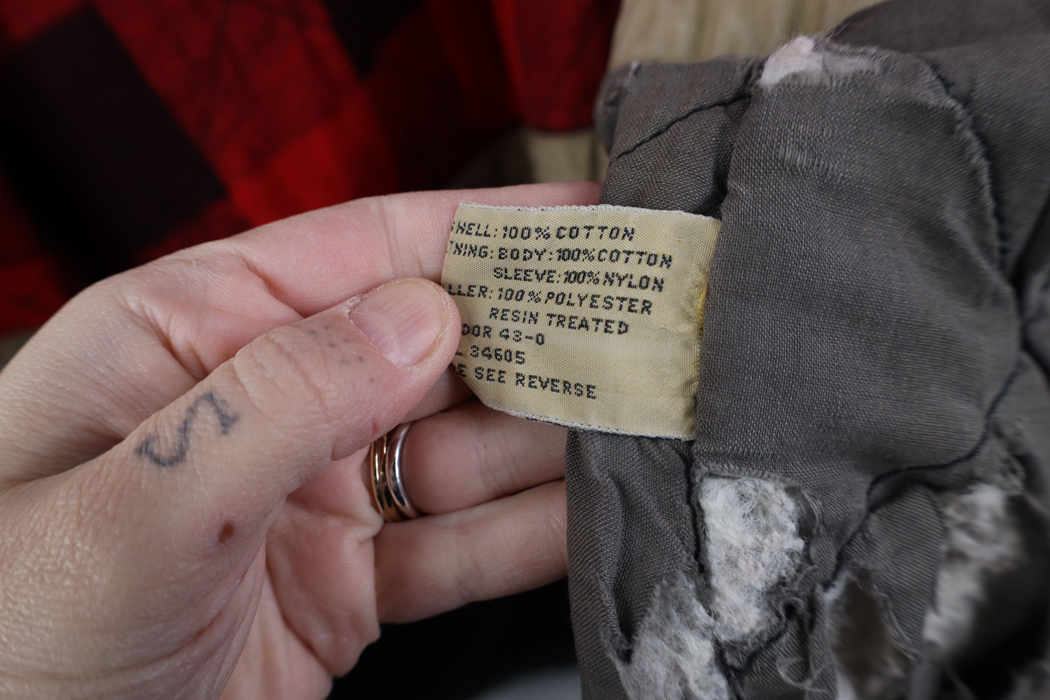 Vintage Vintage 90s Streetwear Flannel Lined Canvas Parka Jacket Size US L / EU 52-54 / 3 - 15 Thumbnail