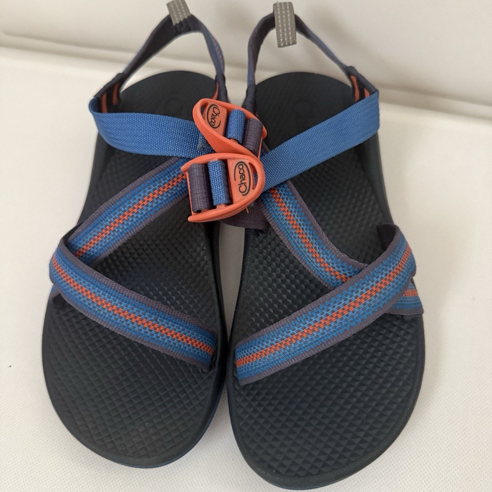 Chaco Chaco Kids Z/1 Ecotread Sandals in Split Blue & Orange 5y 7w Size US 5 / IT 35 - 2 Thumbnail