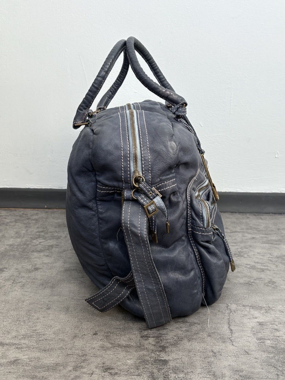 Other Sissi Rossi Vintage Italy Big Leather Bag Size ONE SIZE - 6 Thumbnail