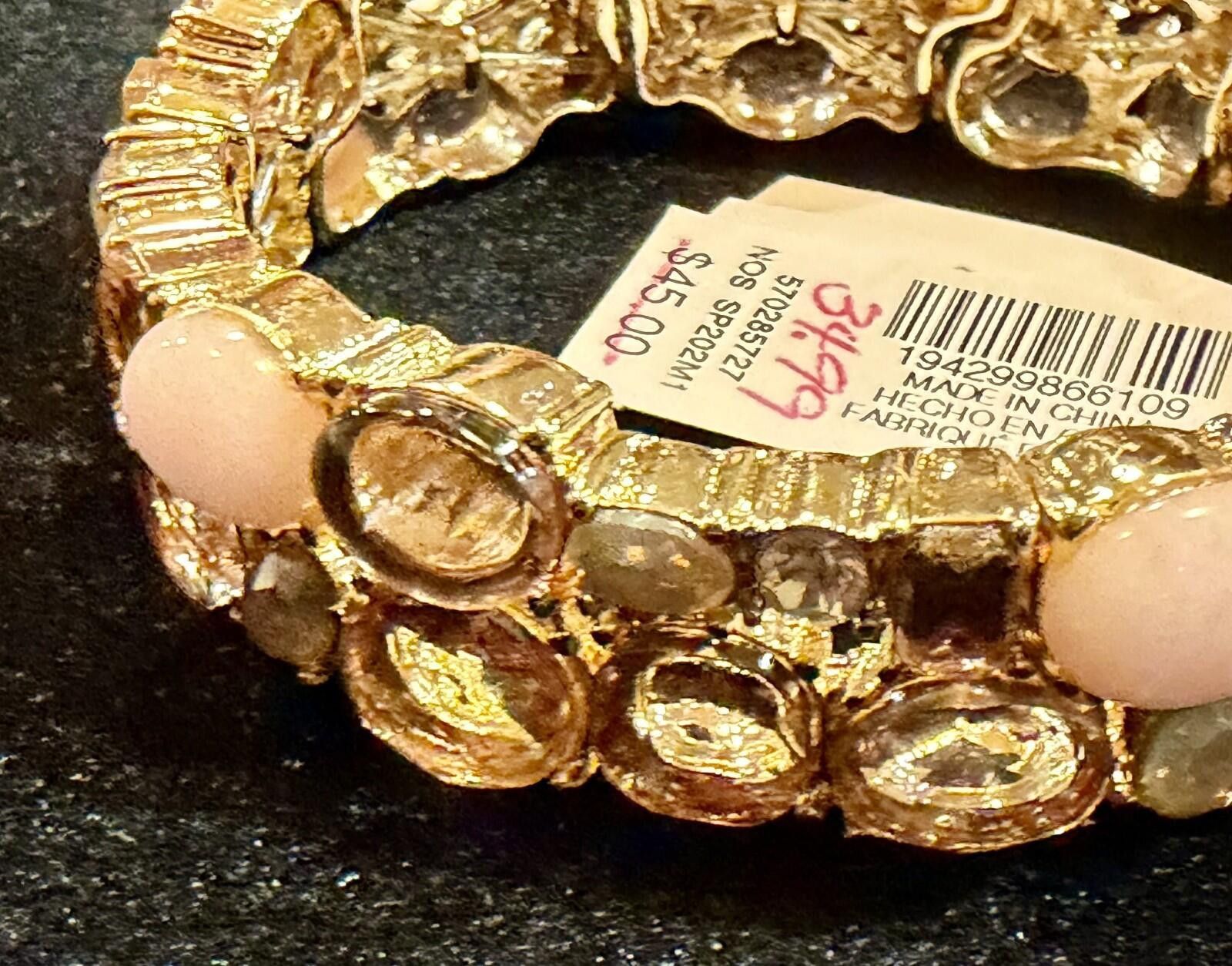 Other WHBM Semi-Precious Rose Quartz Bracelet & Earrings NWT Size ONE SIZE - 4 Thumbnail