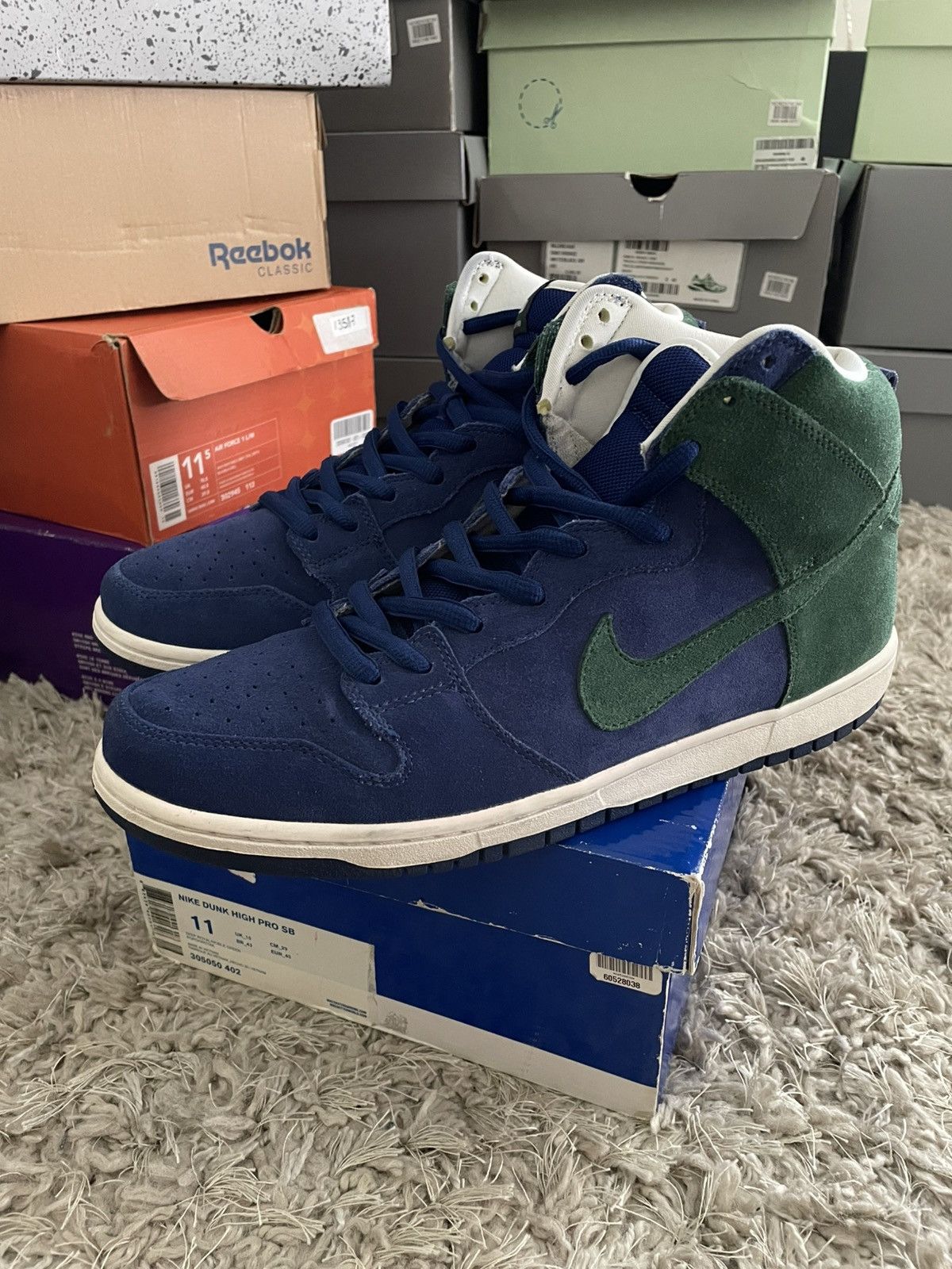 Nike SB Nike Dunk High Pro SB Blue/Blue Size US 11 / EU 44 - 1 Thumbnail