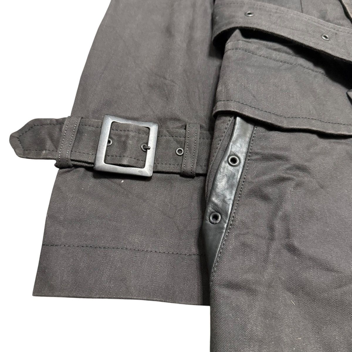 Yohji Yamamoto Y’s Yohji Yamamoto Hard Cotton Leather Coat Size US S / EU 44-46 / 1 - 4 Thumbnail