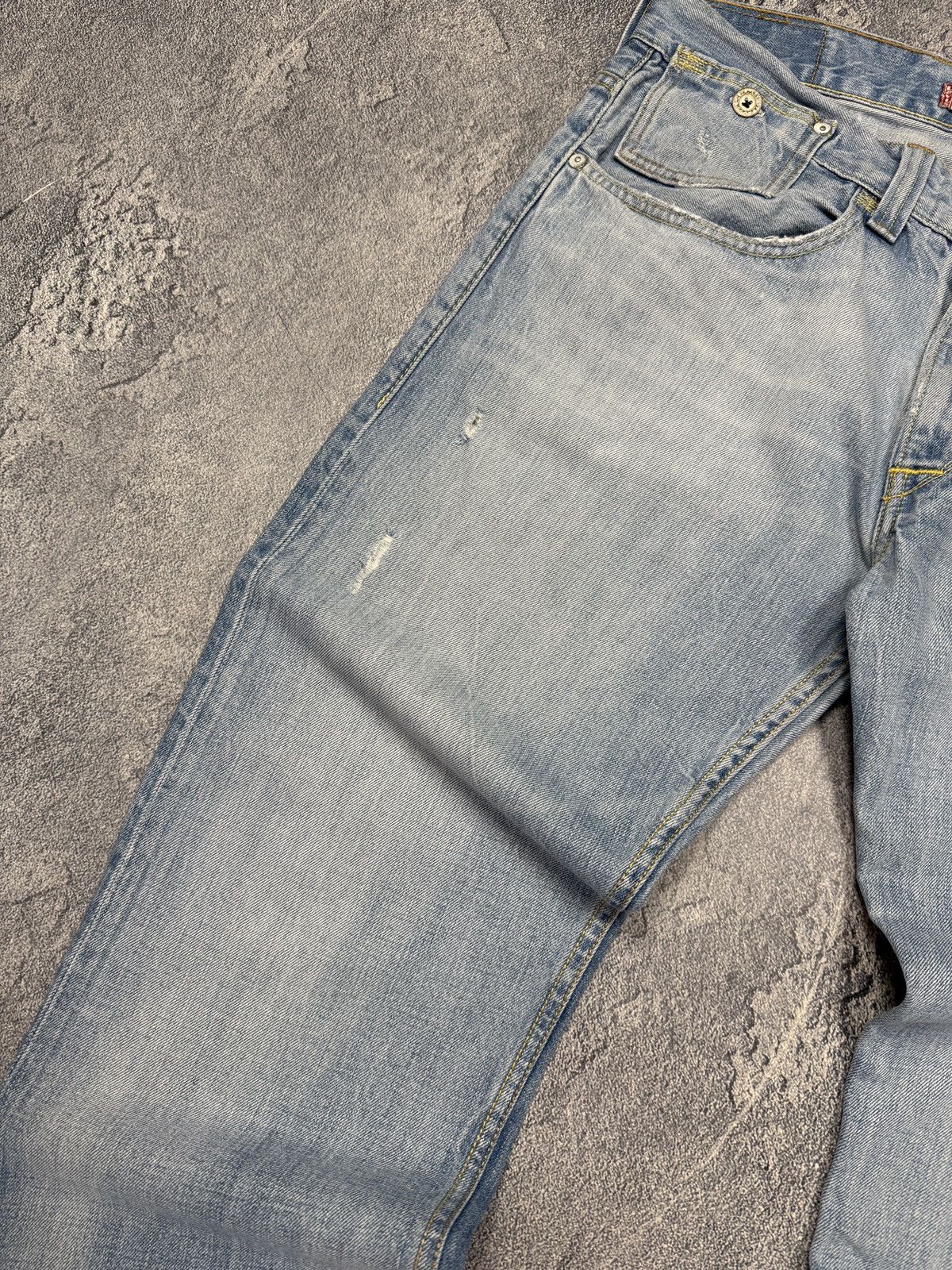Levi's Vintage Levis 506 Orange Tab Blue Denim Jeans Size 34x34 Size US 34 / EU 50 - 7 Thumbnail