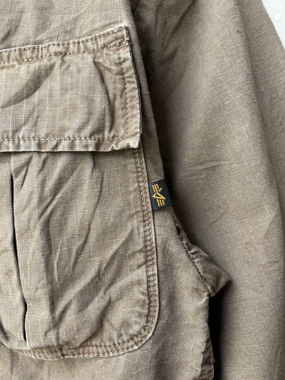 Alpha Industries Sample Alpha Industries Ripstop Military Field Jacket Brown Size US L / EU 52-54 / 3 - 5 Thumbnail
