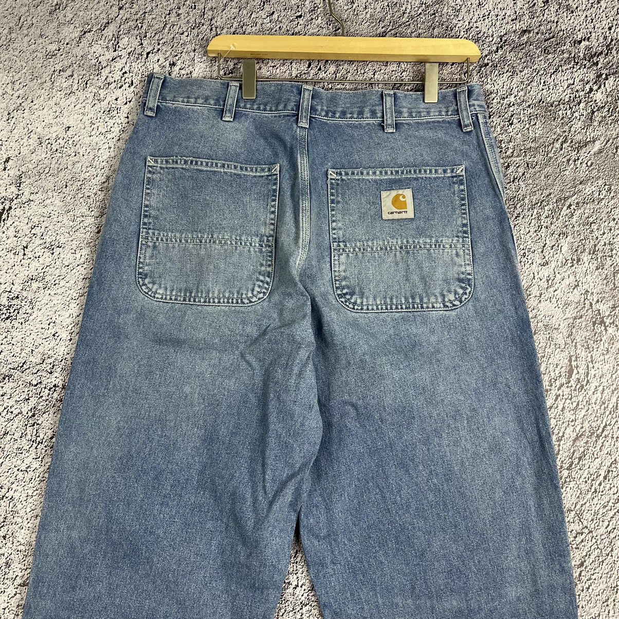 Carhartt × Carhartt Wip × Vintage ⭐️VINTAGE⭐️ Carhartt WIP Blue Denim carpenter pocket Jeans Size US 32 / EU 48 - 8 Thumbnail
