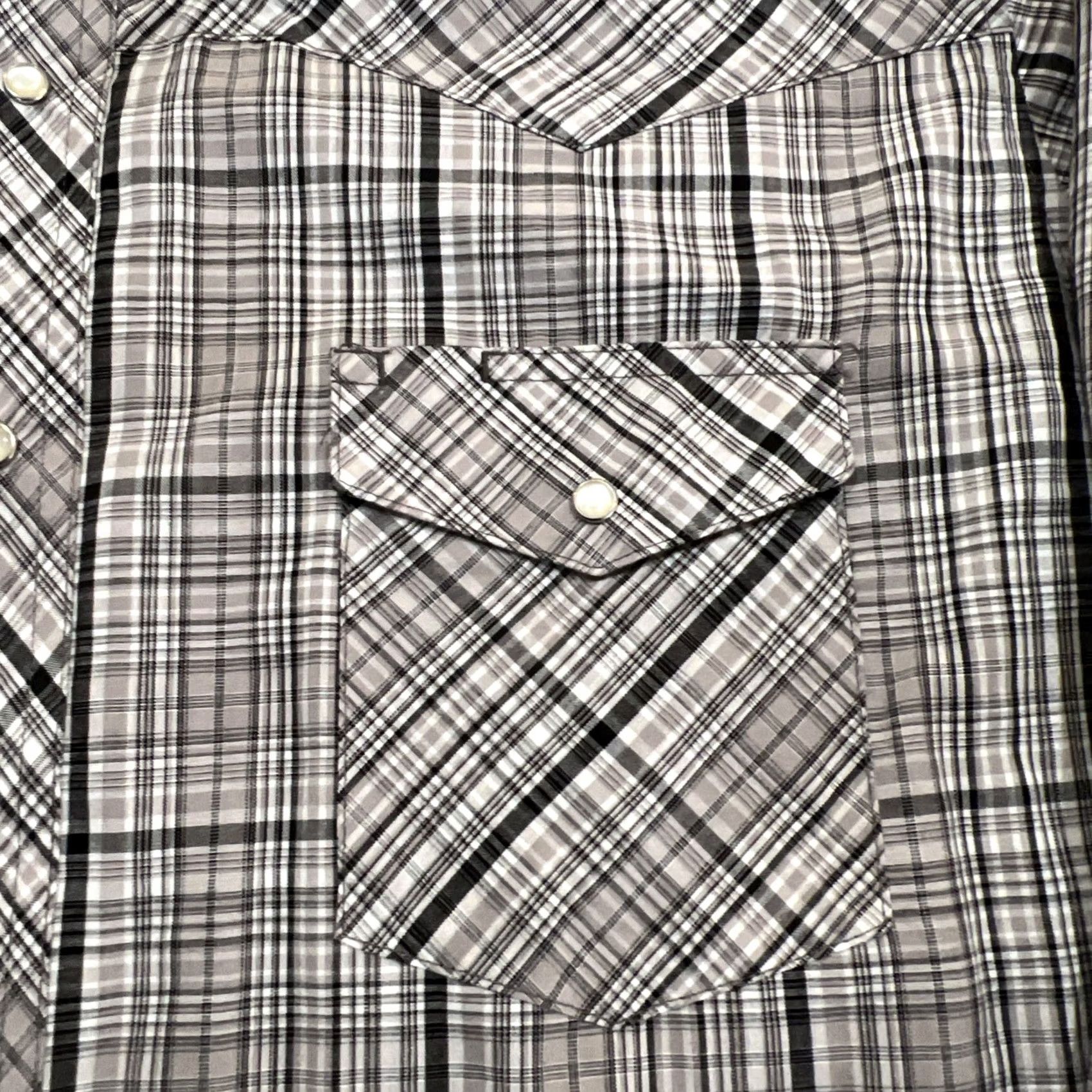 Wrangler Wrangler Mens 2XL Plaid Long Sleeve Snap Shirt Set 2 Cowboy Western Rancher Size US XXL / EU 58 / 5 - 5 Thumbnail