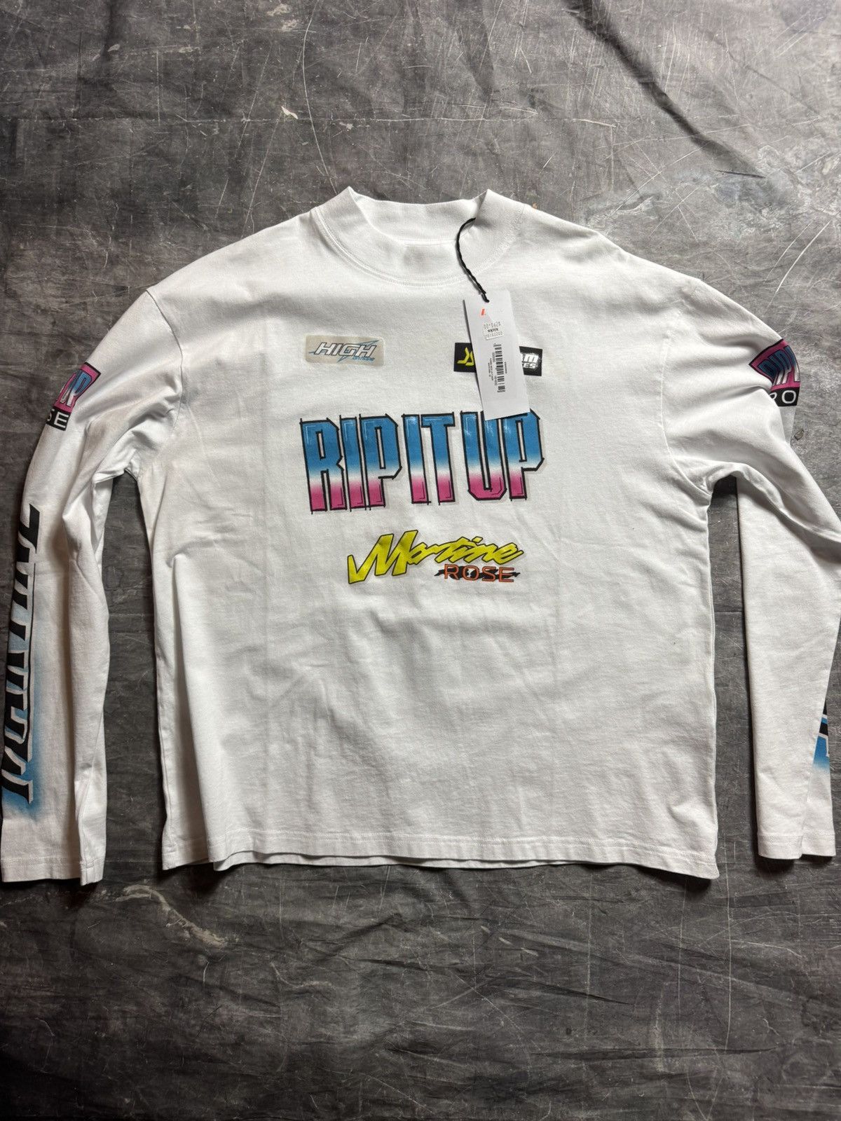 Martine Rose Martine Rose BMX Funnel Neck Long Sleeve Size US M / EU 48-50 / 2 - 1 Thumbnail