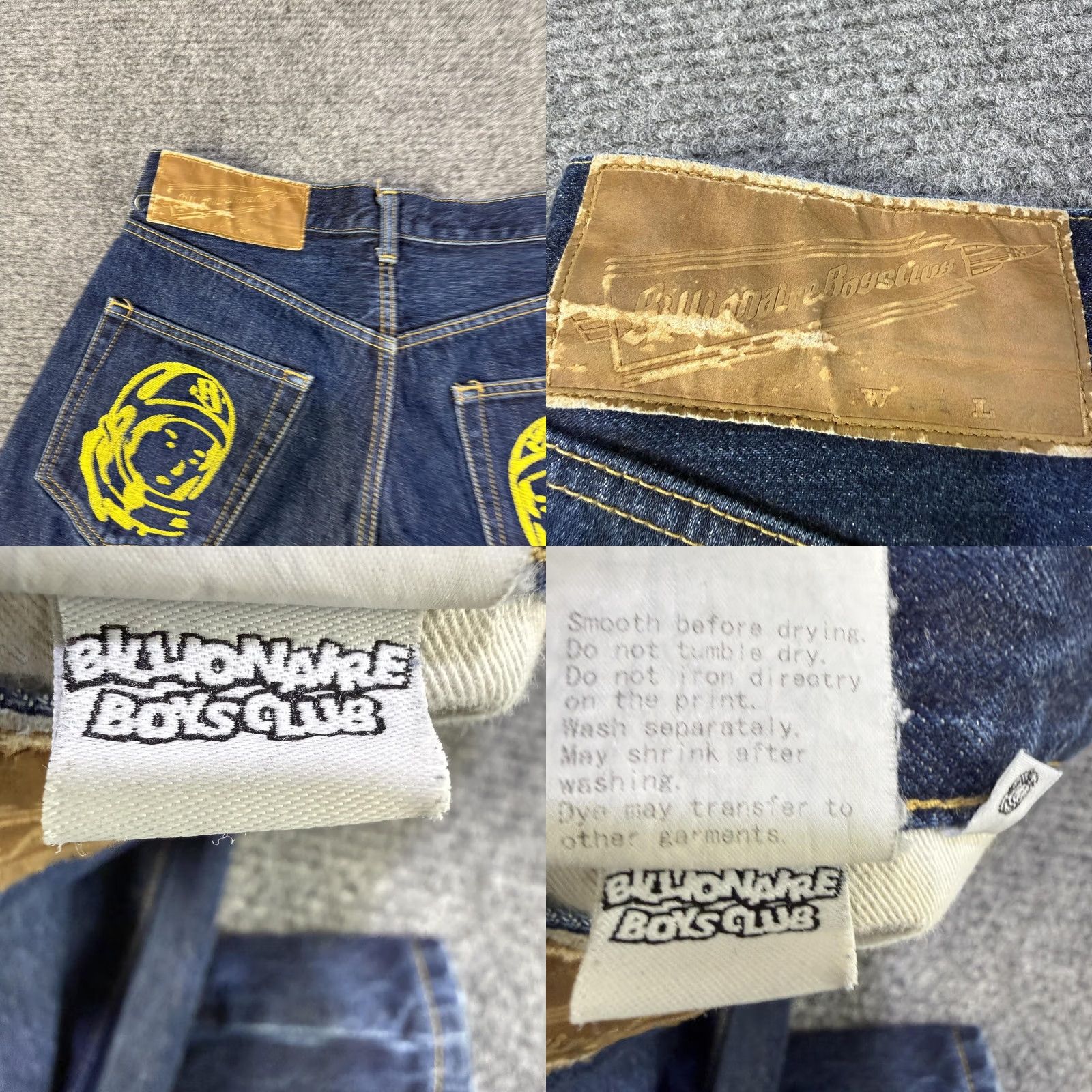 Billionaire Boys Club Billionaire Boys Club Ice Cream Jeans Mens Medium Running Dog Astronaut 32x26 Size US 31 - 9 Thumbnail