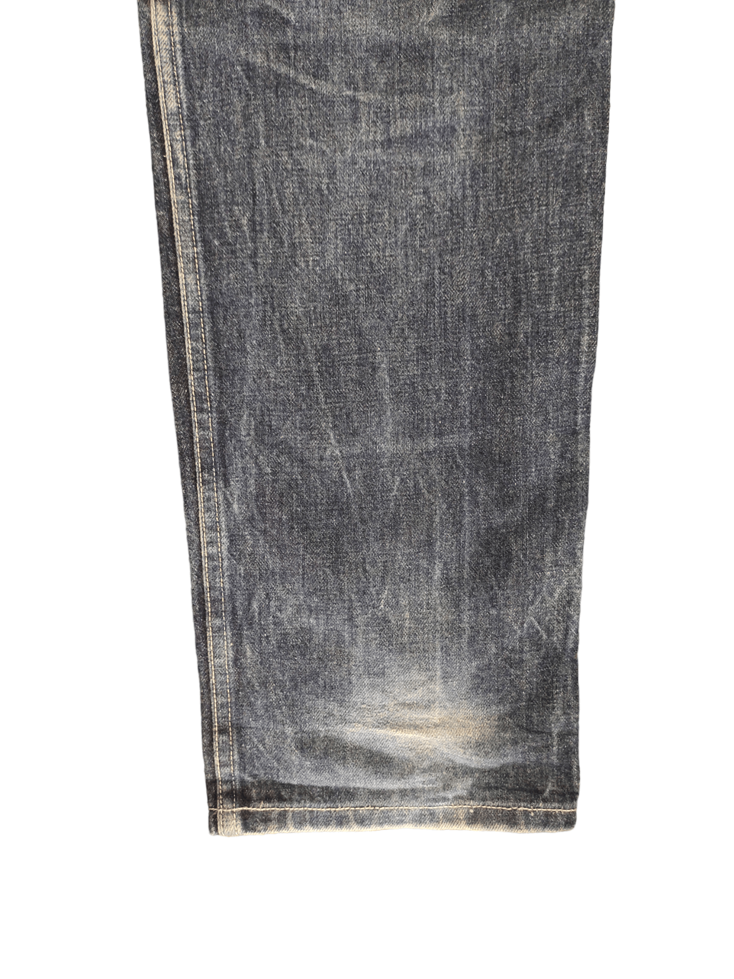 agnes b. Vintage 90s Agnes B. Homme Clawmark Faded Denim Jeans Size US 34 / EU 50 - 18 Thumbnail