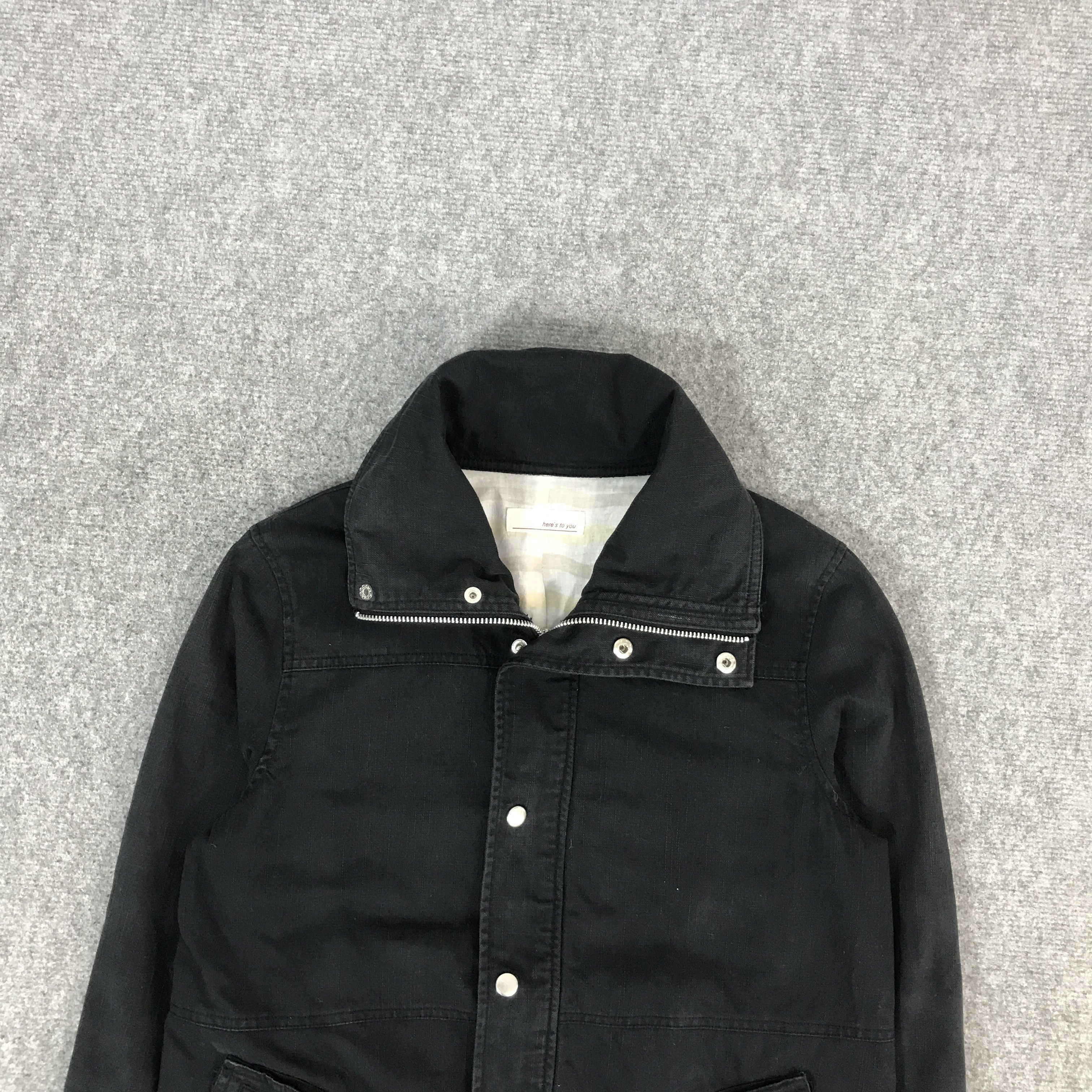 Japanese Brand HERE'S TO YOU DESIGN BONO STYLE BLACK JACKET Size US M / EU 48-50 / 2 - 3 Thumbnail