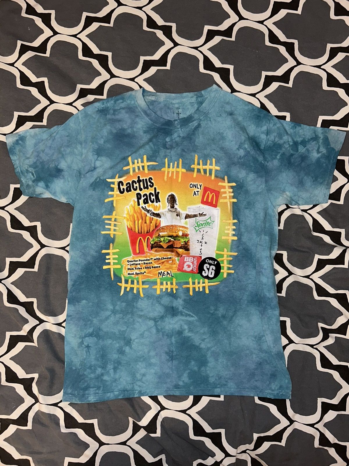Travis Scott Travis Scott X McDonald’s Cactus Pack Vintage Bootleg Tshirt Size US L / EU 52-54 / 3 - 1 Thumbnail