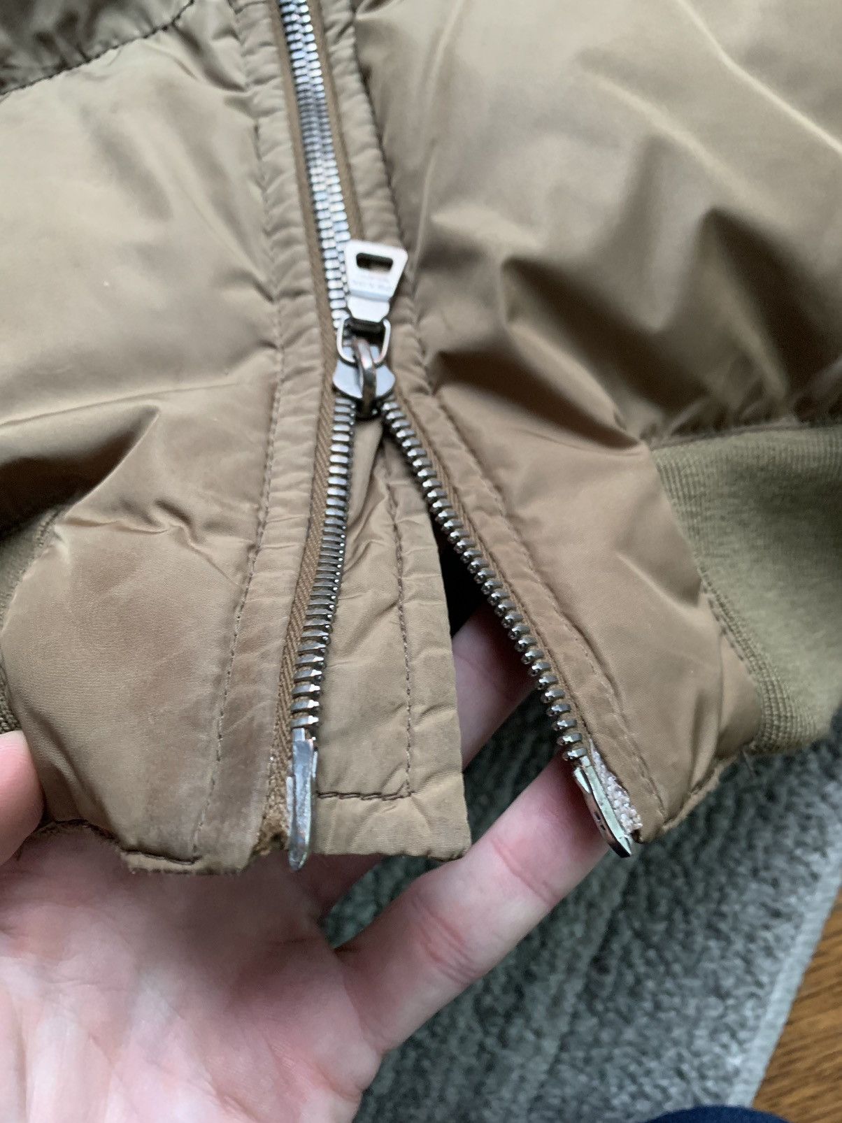 Prada Prada Jacket SGV760 Down Bomber Winter Coat Shearling Linea Size US M / EU 48-50 / 2 - 21 Thumbnail