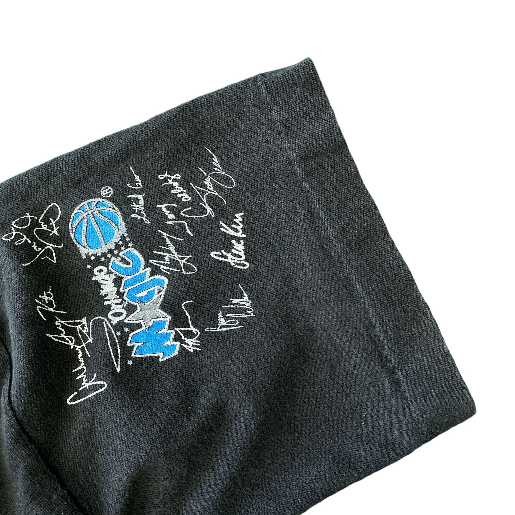 Vintage Orlando Magic Shattered Backboard Large Print Faded Black T- Size US L / EU 52-54 / 3 - 3 Thumbnail