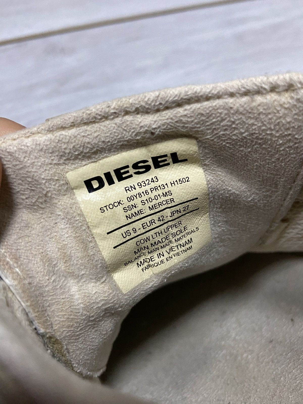 Diesel Diesel vintage Mercer leather sneakers Size US 9 / IT 39 - 2 Thumbnail