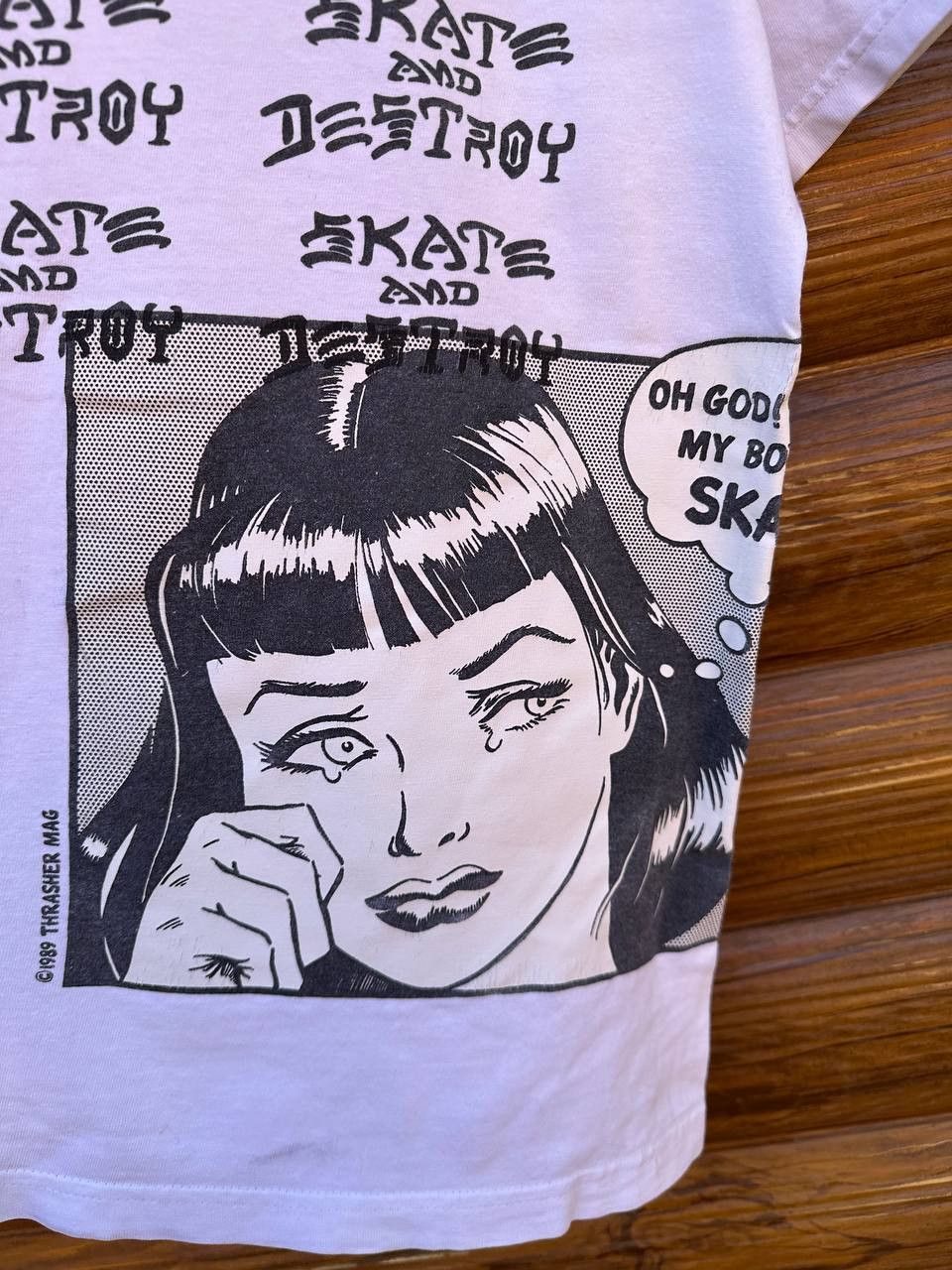 Supreme × Thrasher Supreme Skate and Destroy Graphic T-shirt Size US M / EU 48-50 / 2 - 4 Thumbnail
