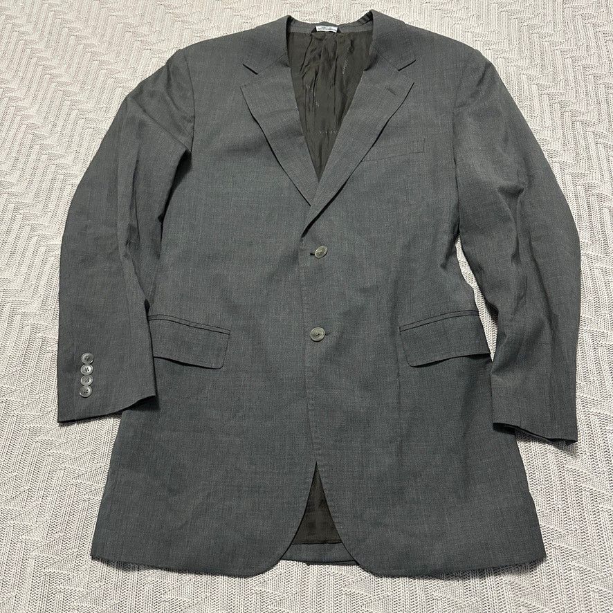 Dolce & Gabbana Dolce & Gabbana gray wool two button blazer size 38R Size 38R - 1 Thumbnail