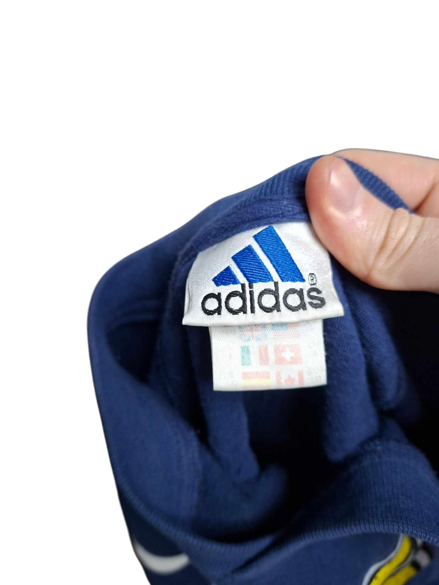 Adidas ADIDAS VINTAGE 90S BIG LOGO EMBROIDERED SWEATSHIRT Size US L / EU 52-54 / 3 - 4 Thumbnail
