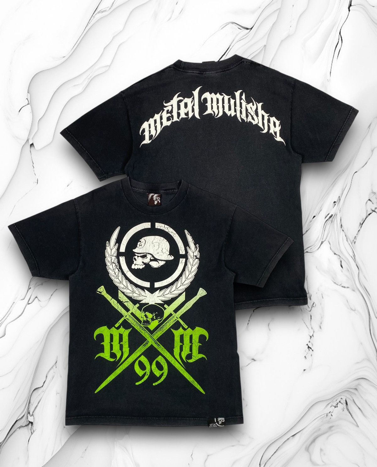 Band Tees Vintage Metal Mulisha Big Logo Skull Graphic y2k T Shirt Size US L / EU 52-54 / 3 - 1 Thumbnail