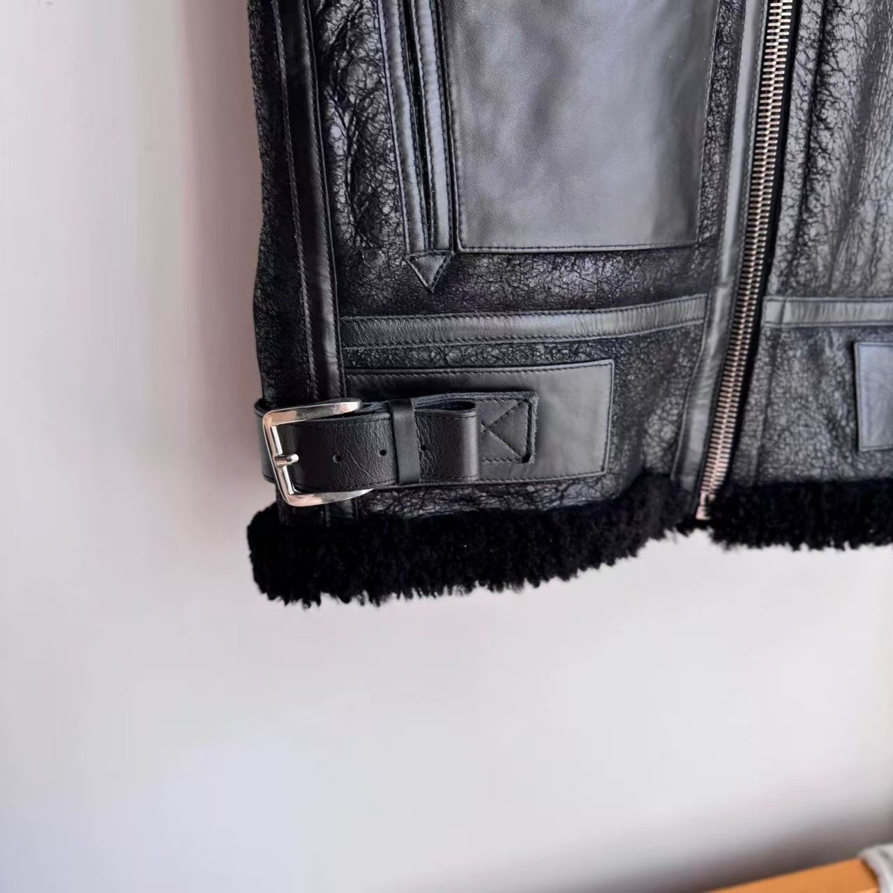 Balenciaga balenciaga biker jacket size 34 - yq Size XXS / US 00 / IT 34 - 5 Thumbnail