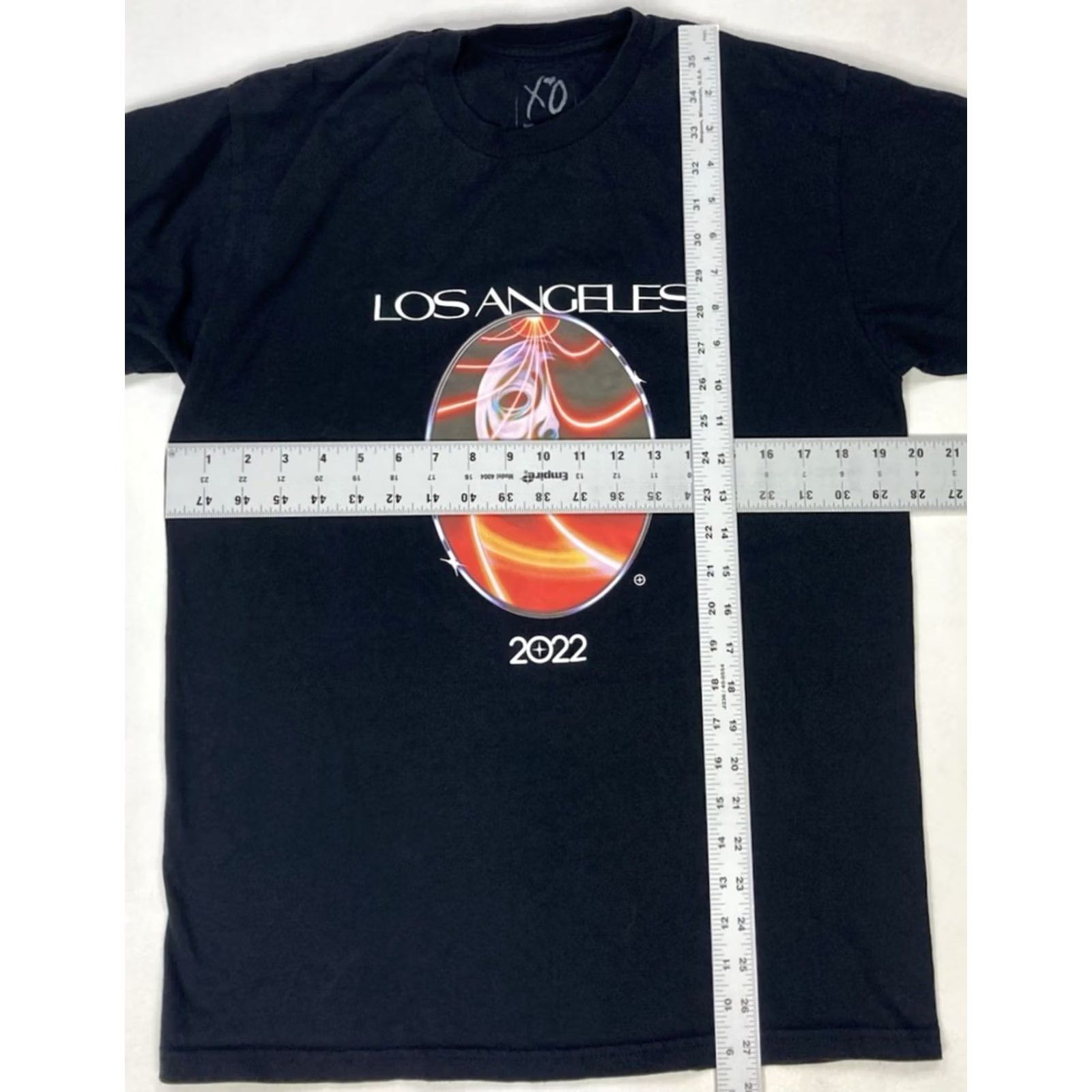 Vintage VINTAGE The Weeknd XO After Hours Til Dawn Global Stadium Los Angeles T-shirt Men Medium Black Cotton Crew Neck Short Sleeve Graphic Print Size US M / EU 48-50 / 2 - 6 Thumbnail