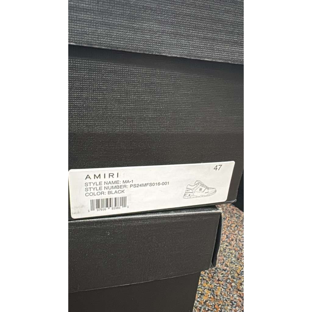 Amiri o1rshd1 MA-1 Sneakers in Black Size US 14 / EU 47 - 21 Thumbnail