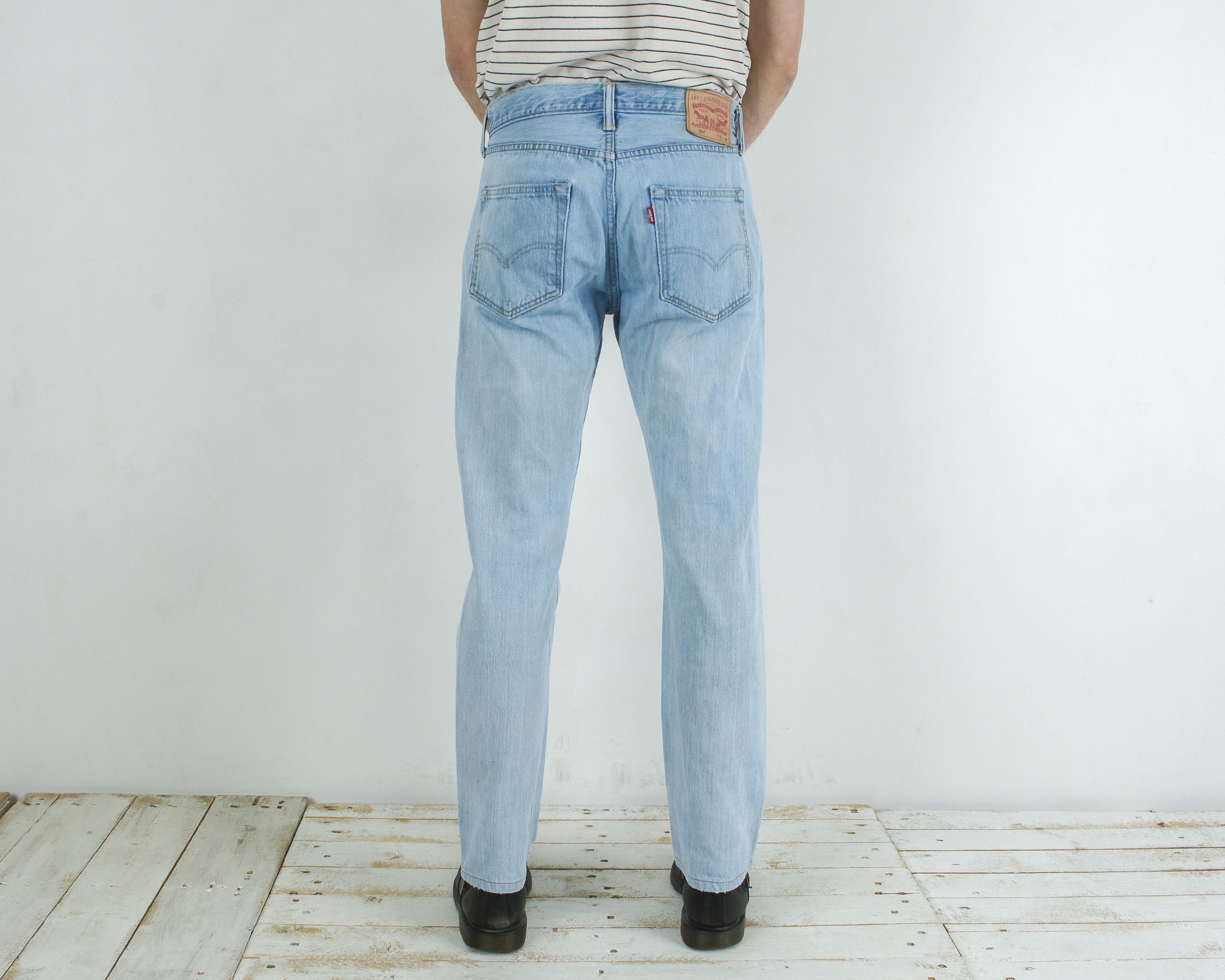 Levi's 501 W31 L30 Regular Fit Straight Jeans Denim Pants Trousers Size US 31 - 4 Thumbnail