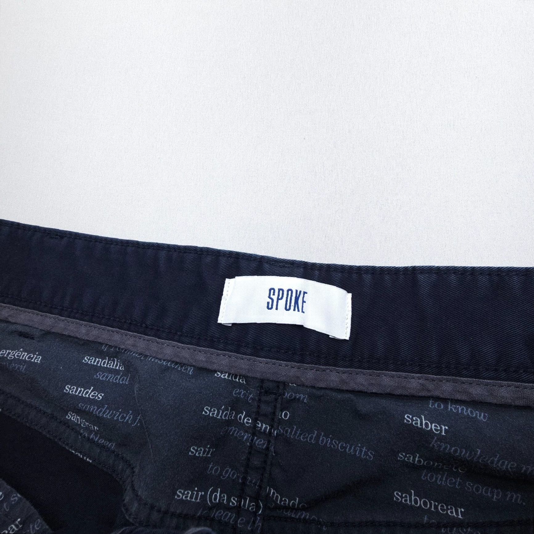 Vintage VINTAGE Spoke Pants Chino Men 36 Dark Blue Straight 31 Inch Inseam Button Fly Casual Business Size US 36 / EU 52 - 7 Thumbnail
